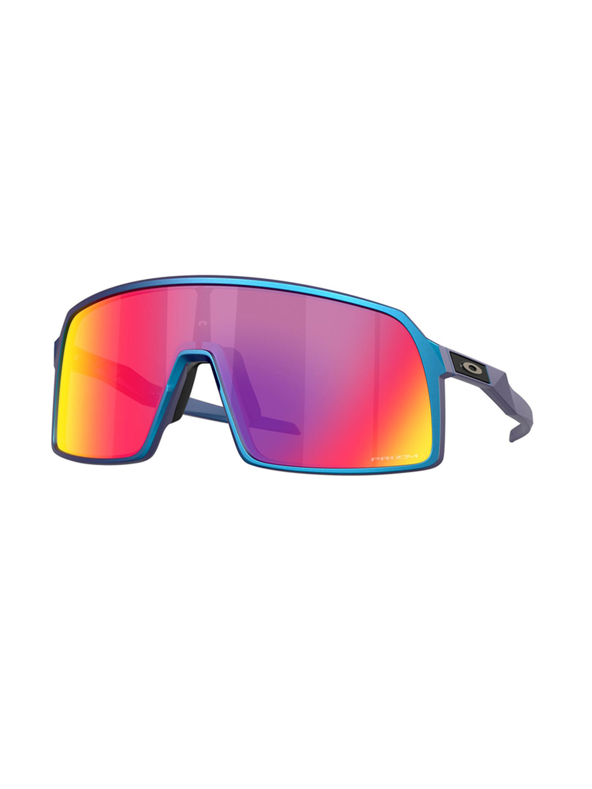 Oakley Sutro Sonnenbrille Herren dunkelblau/rot Matte Cyan / Blue Colorshift / Prizm Road Bild 3