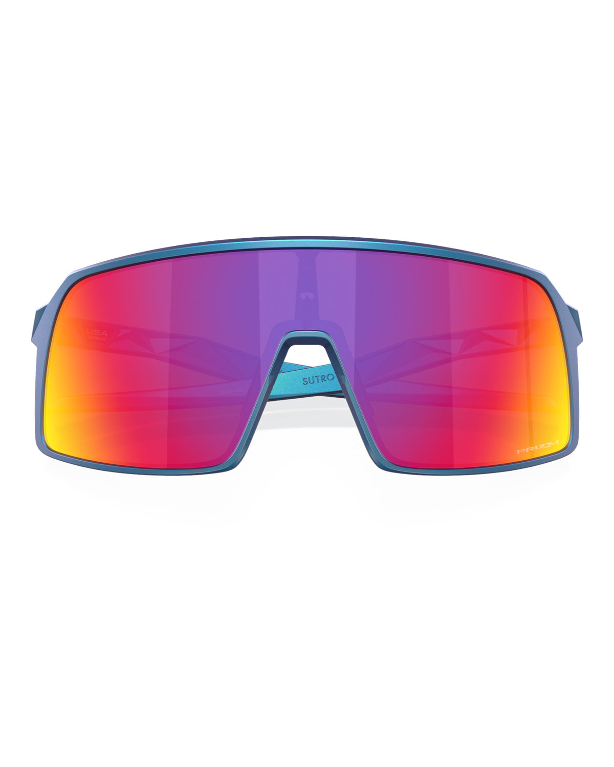 Oakley Sutro Sonnenbrille Herren dunkelblau/rot Matte Cyan / Blue Colorshift / Prizm Road Bild 8