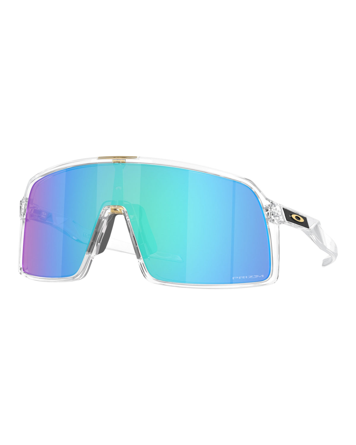 Oakley Sutro Sonnenbrille Herren dunkelblau/rot Matte Cyan / Blue Colorshift / Prizm Road Bild 52