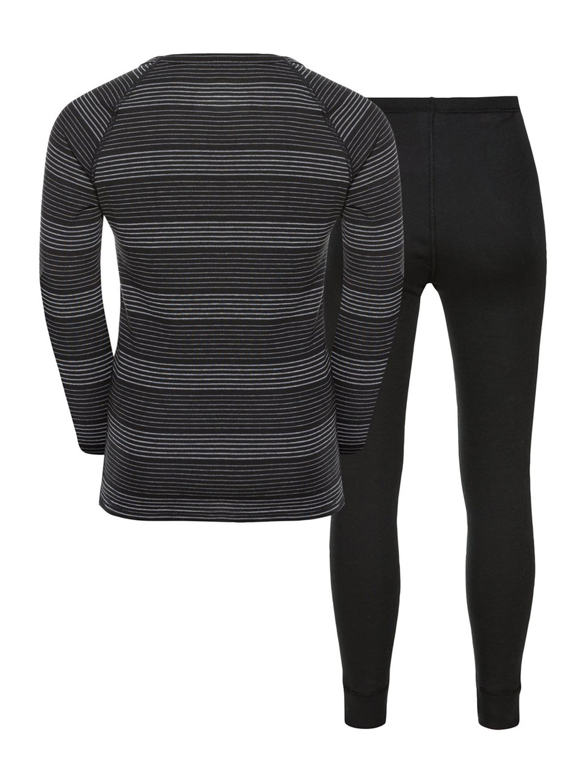 Odlo Active Warm Eco Base Layer Set Skiunterwäsche Kinder schwarz/grau schwarz/grau Bild 4