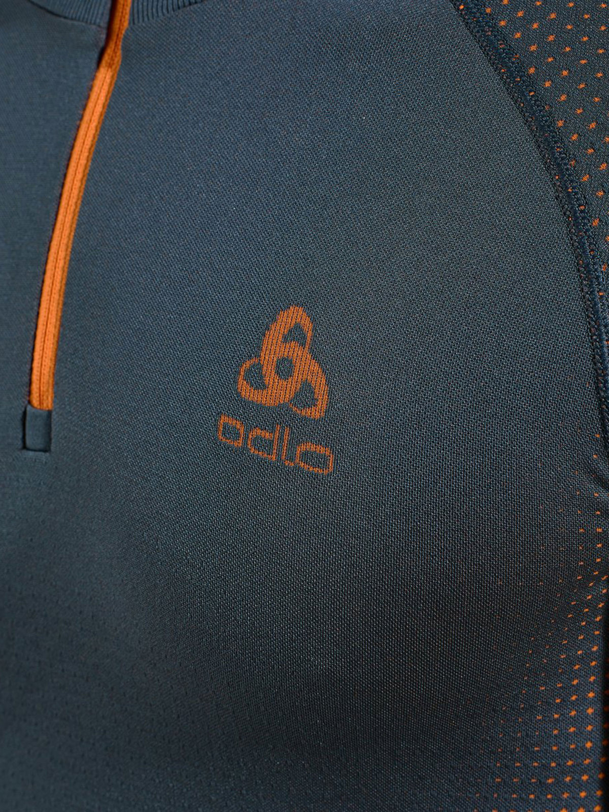 Odlo Performance Warm Eco Base Layer Skiunterwäsche Herren dunkelgrau dunkelgrau Bild 5