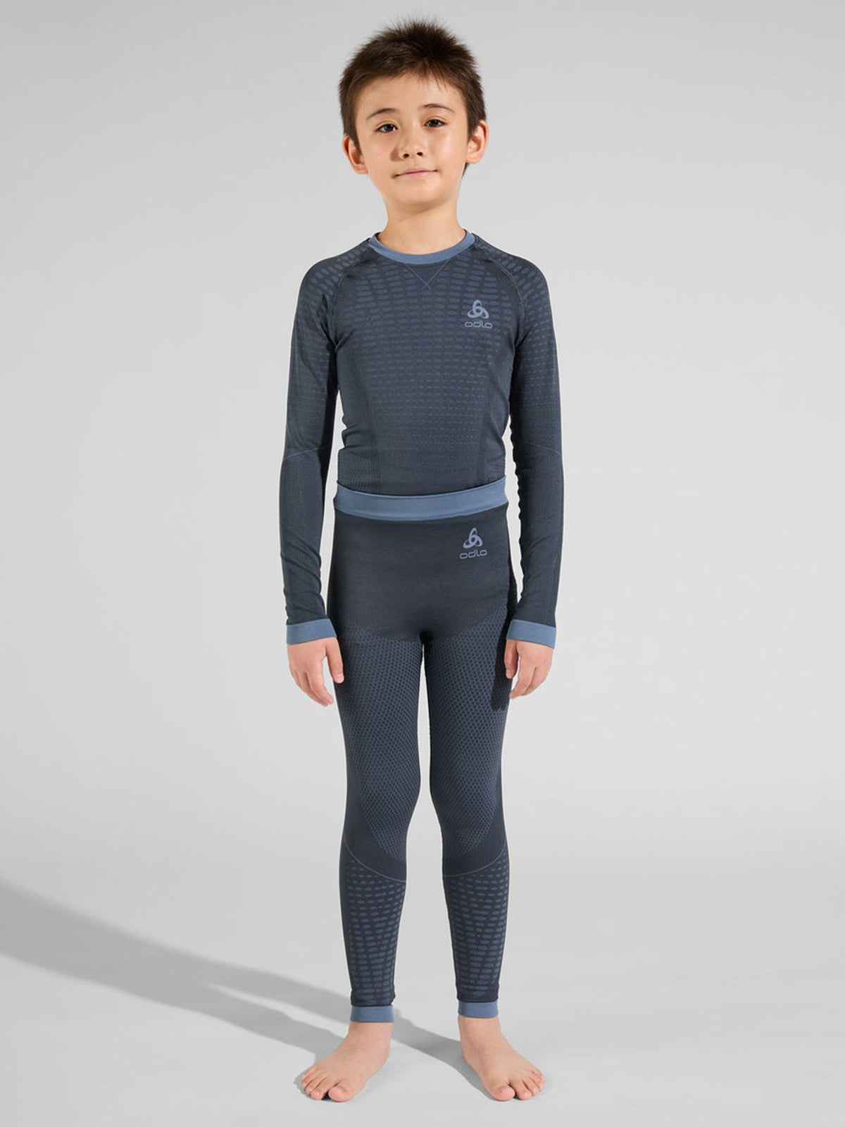 Odlo Performance Warm Skiunterwäsche Kinder dunkelblau dunkelblau Bild 5