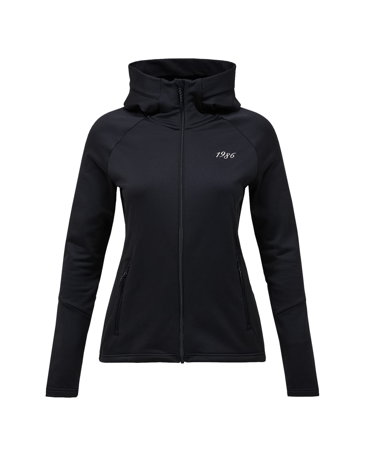 Peak Performance 40Y Rider Zip Hood Damen-Fleecejacke BLACK Bild 1