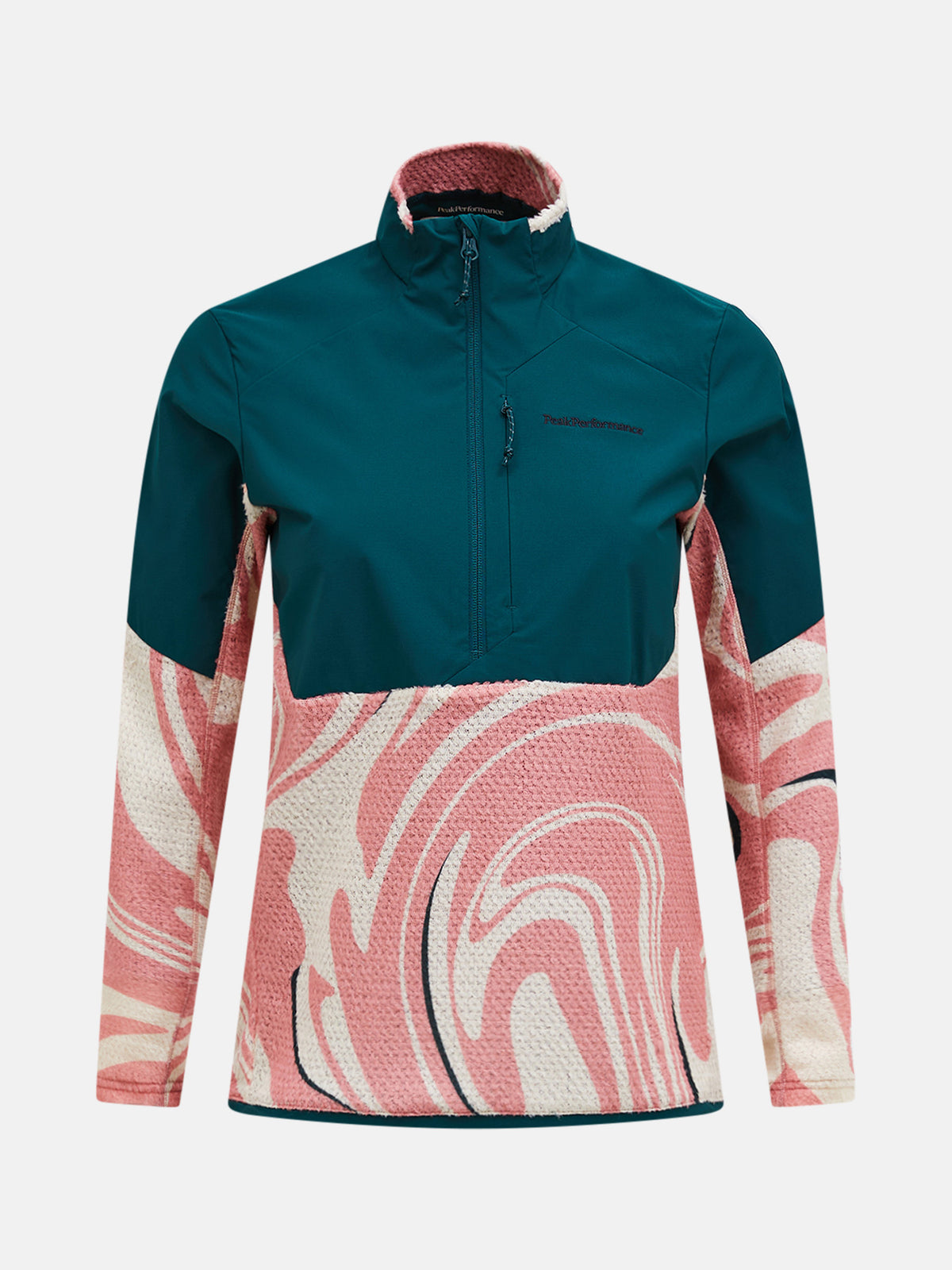 Peak Performance AOP Freelight Alpha Half Baselayer Damen grün-blau/weiß/pink grün-blau/weiß/ pink Bild 1