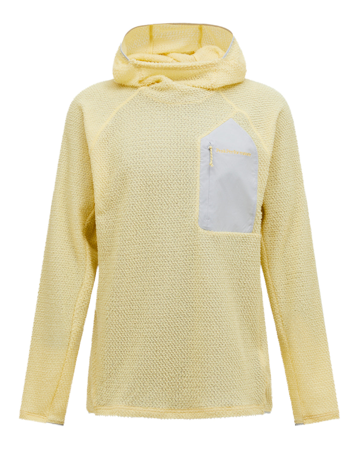 Peak Performance Freelight Alpha Hood Herren-Fleecepullover gelb/grau Bild 1