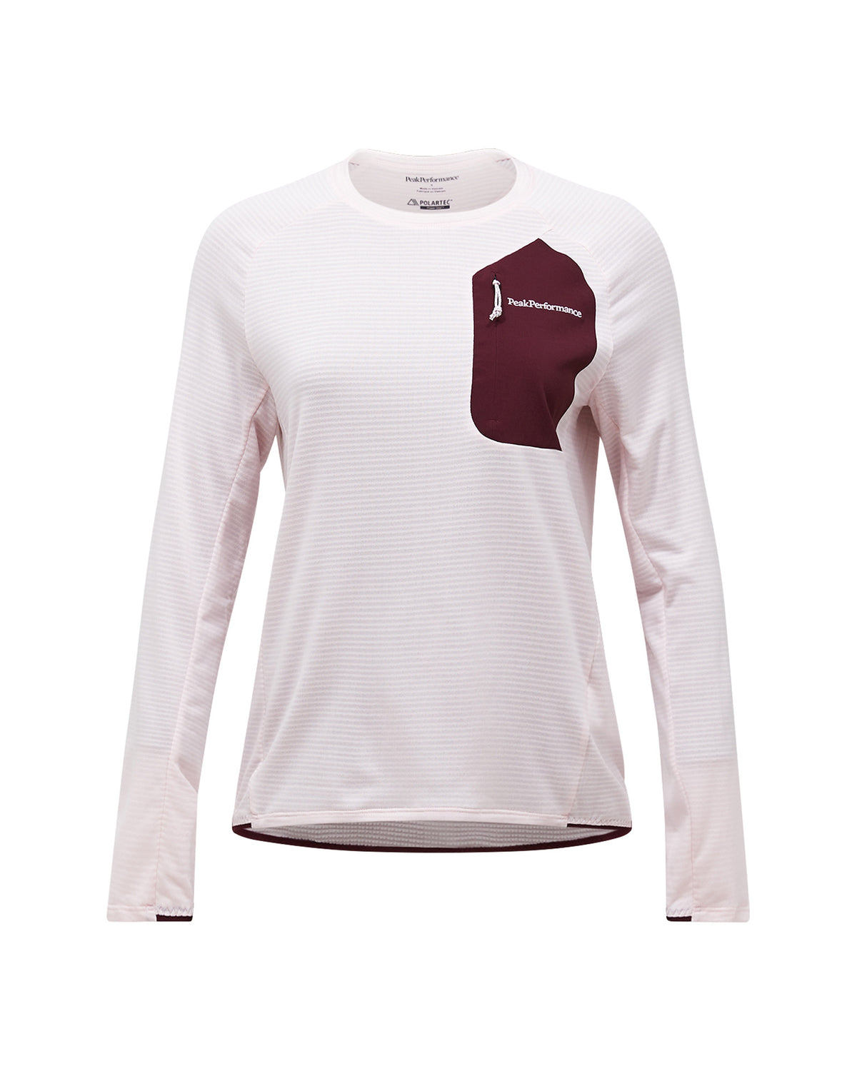 Peak Performance Freelight Polartec Grid Damen-Fleecepullover rosa Bild 1