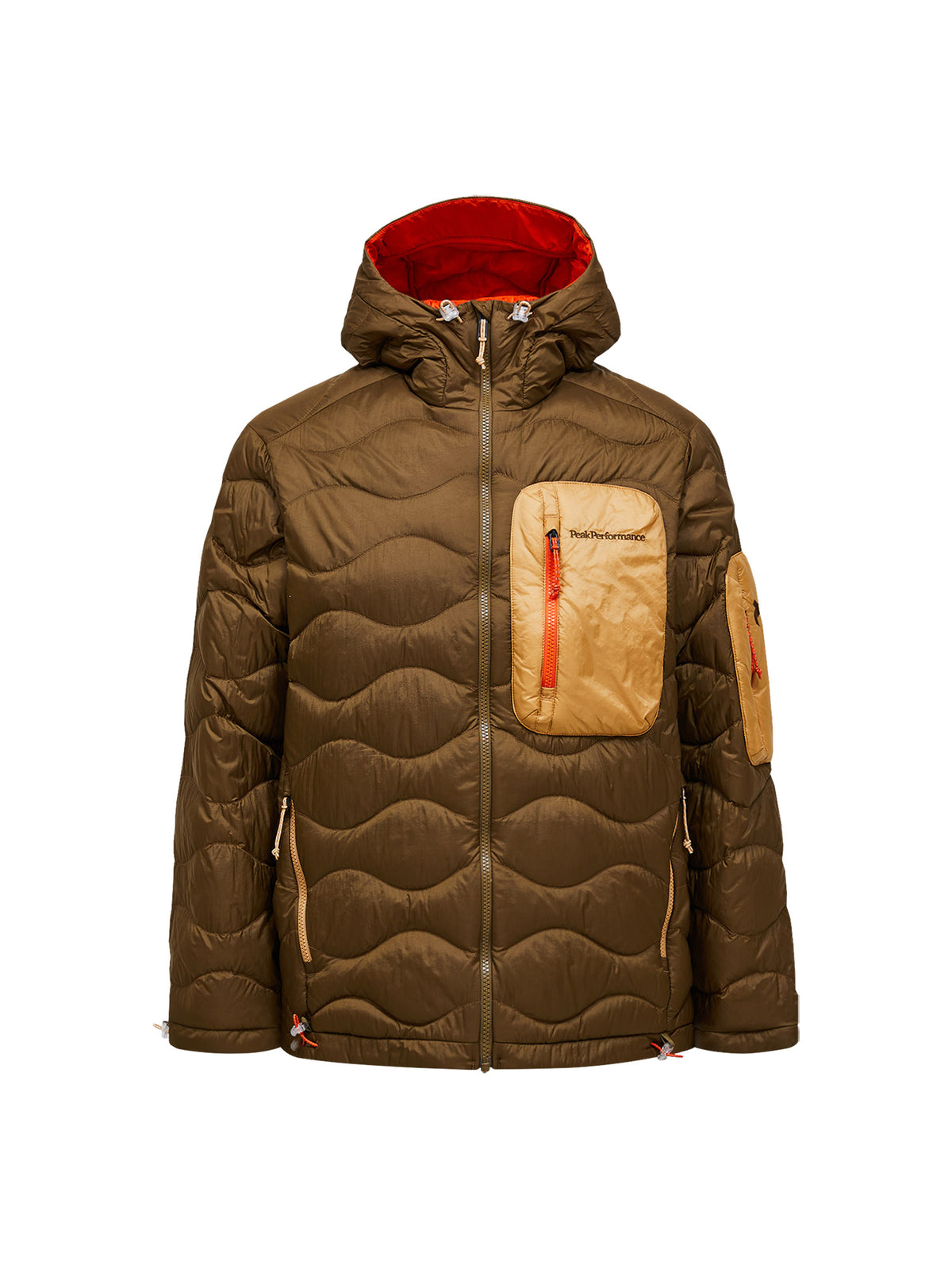 Peak Performance Helium Utility Down Midlayer Herren beige/grün beige/grün Bild 16