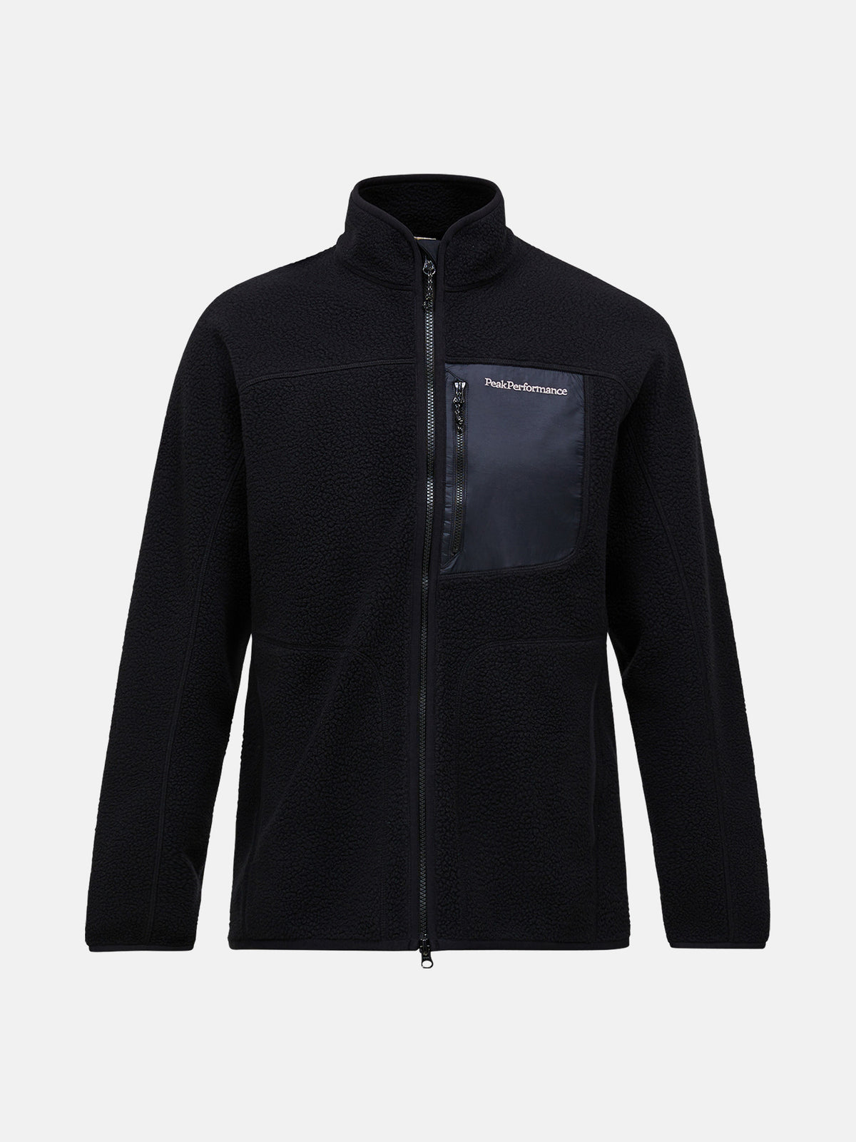 Peak Performance NatureRush Pile Zip Jacket Baselayer Herren schwarz schwarz Bild 1