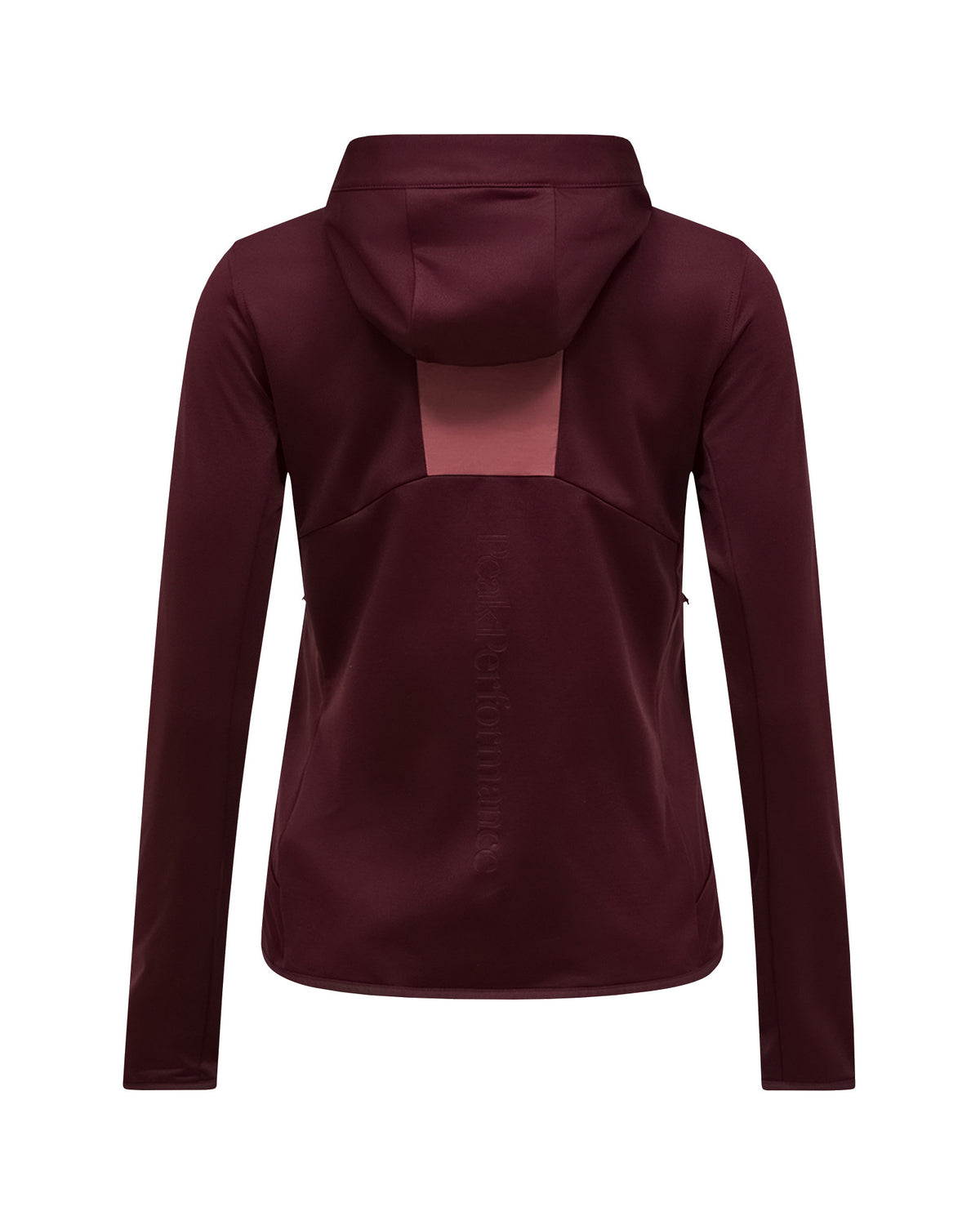 Peak Performance Utility Light Zip Hood Damen-Fleecejacke weinrot Bild 2