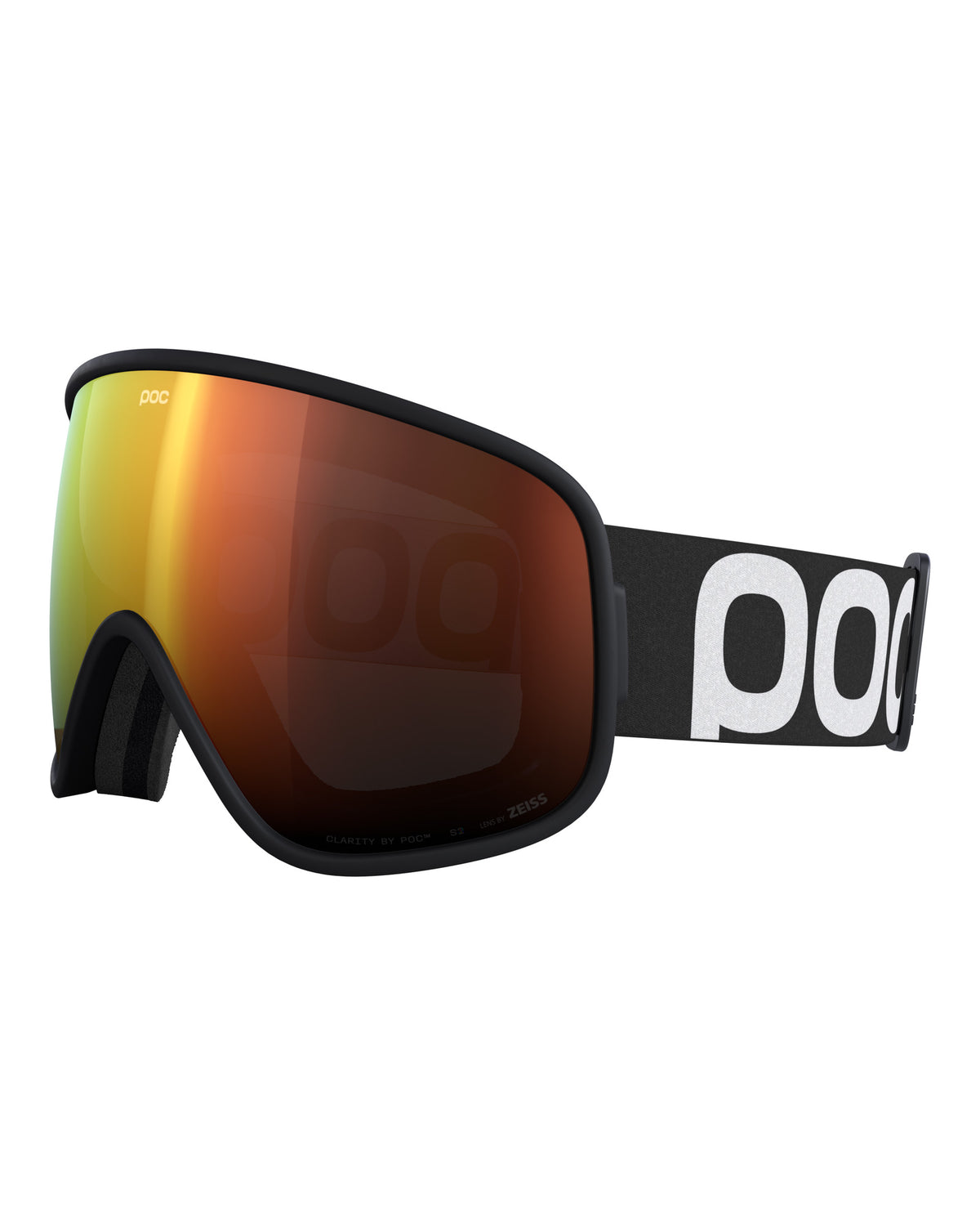 POC Vitrea Mid Unisex-Skibrille schwarz/orange schwarz Bild 1