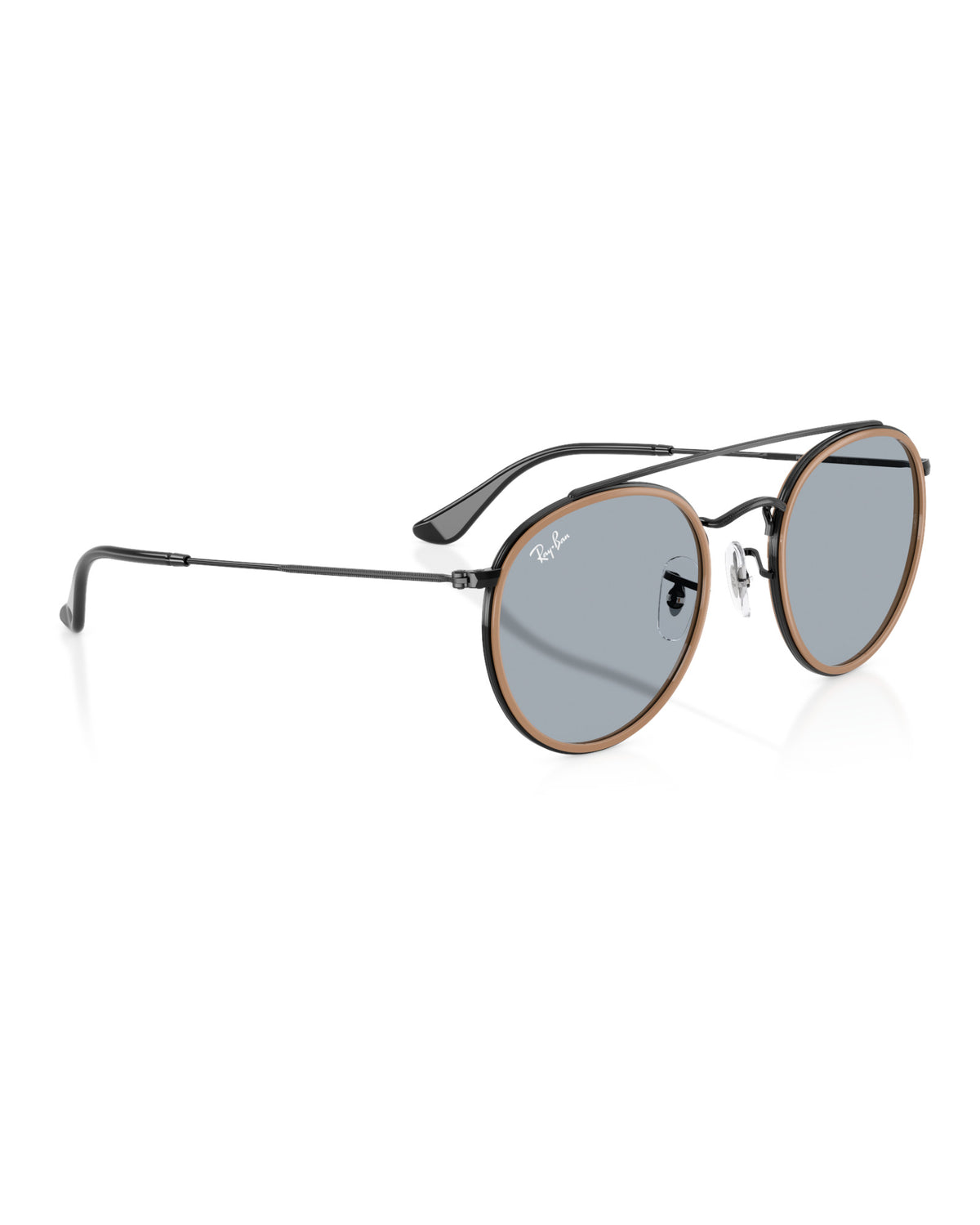 Ray-Ban Round Double Bridge RB3647N Sonnenbrille schwarz Bild 4