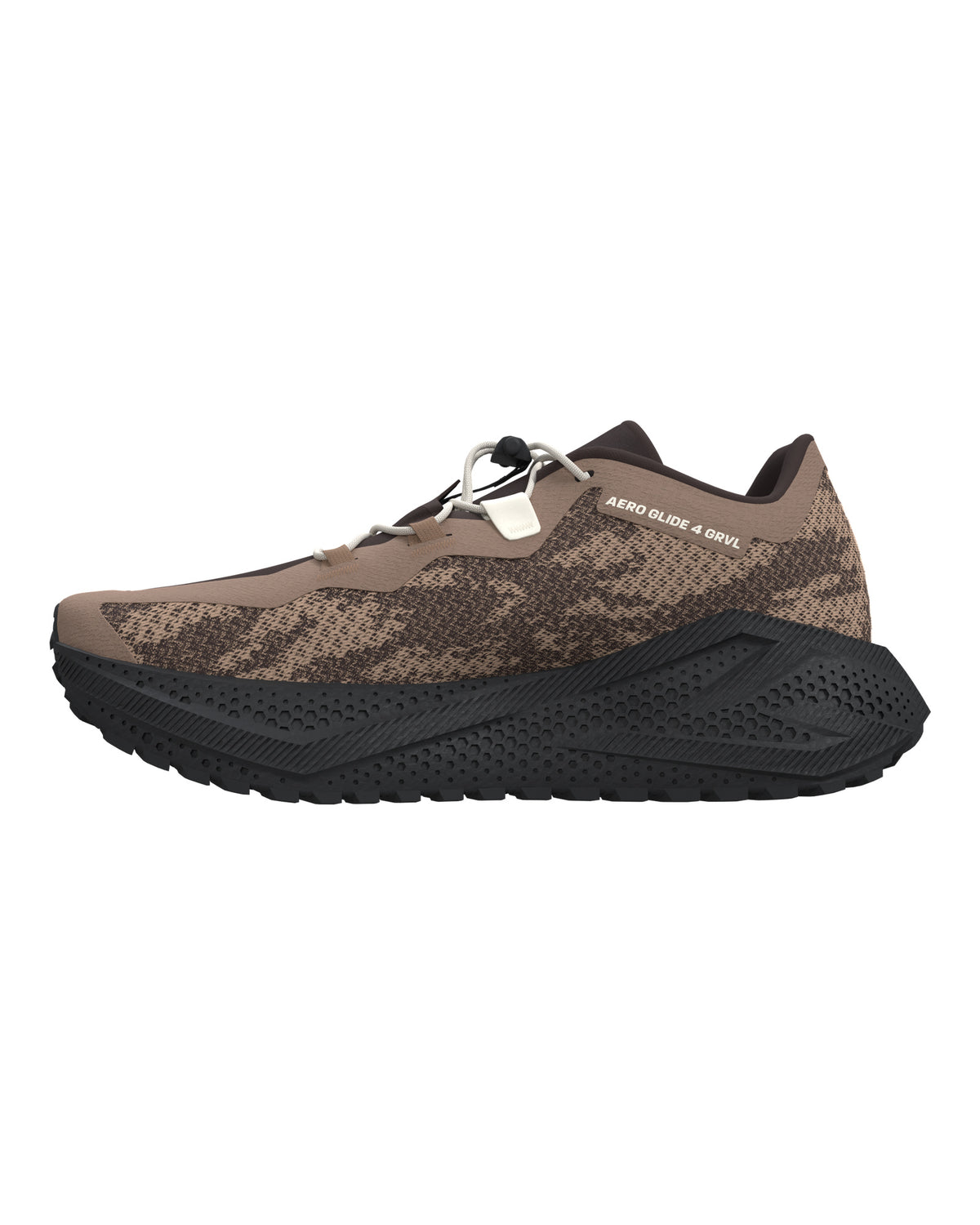 Salomon AERO GLIDE 4 GRVL Herren-Laufschuhe Braun/Schwarz/Cremeweiß Bild 5