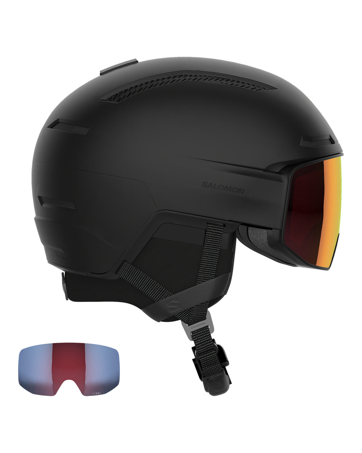 Salomon DRIVER PRIME SIGMA PLUS Unisex-Skihelm mit Visier schwarz Bild 1