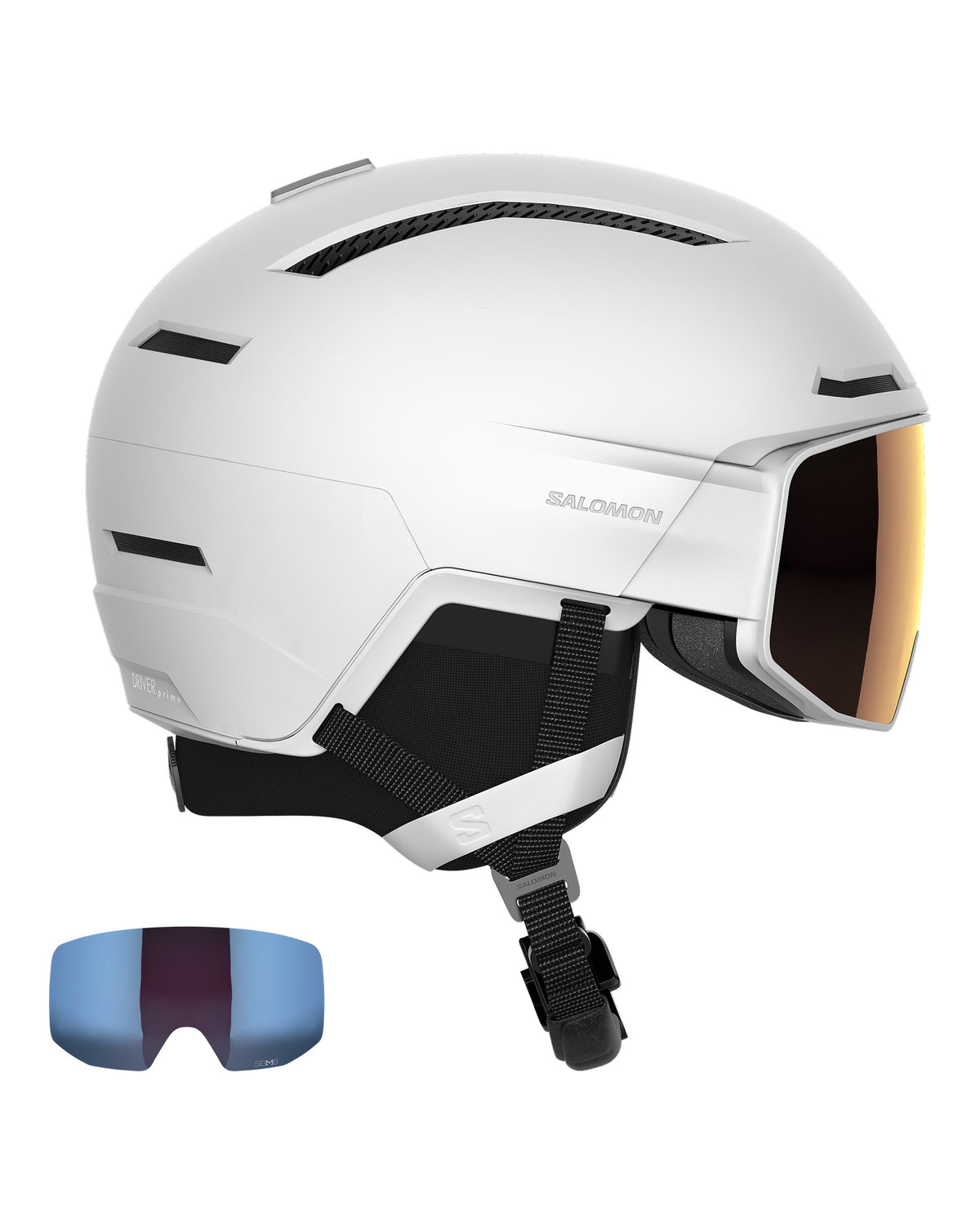 Salomon DRIVER PRIME SIGMA PLUS Unisex-Skihelm mit Visier schwarz Bild 7