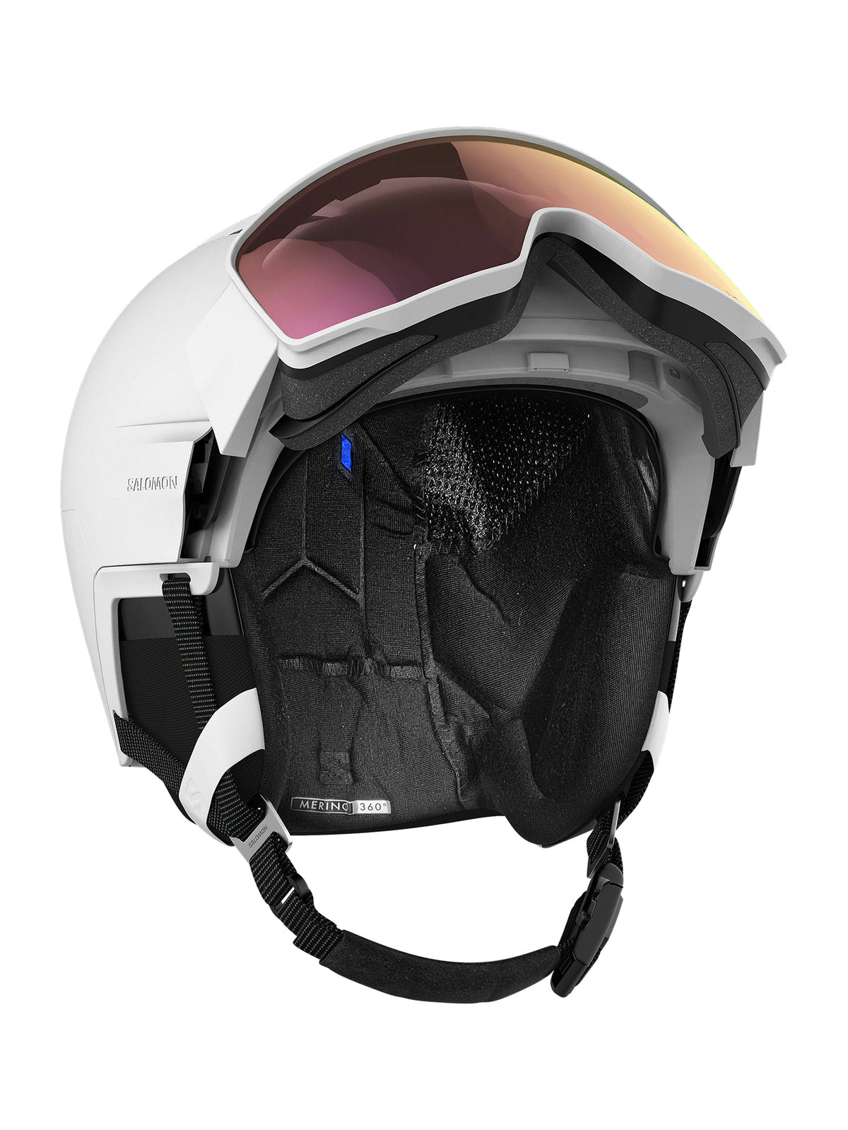 Salomon DRIVER PRIME SIGMA PLUS Unisex-Skihelm mit Visier weiss Bild 3
