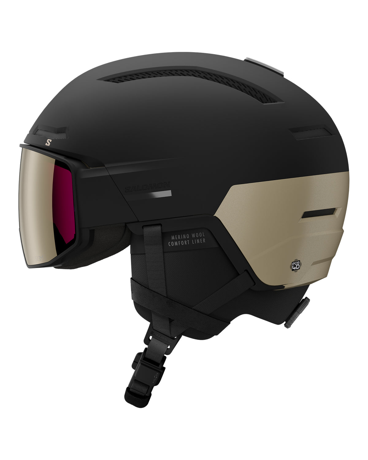 Salomon DRIVER PRIME SIGMA PLUS Unisex-Skihelm mit Visier schwarz Bild 14