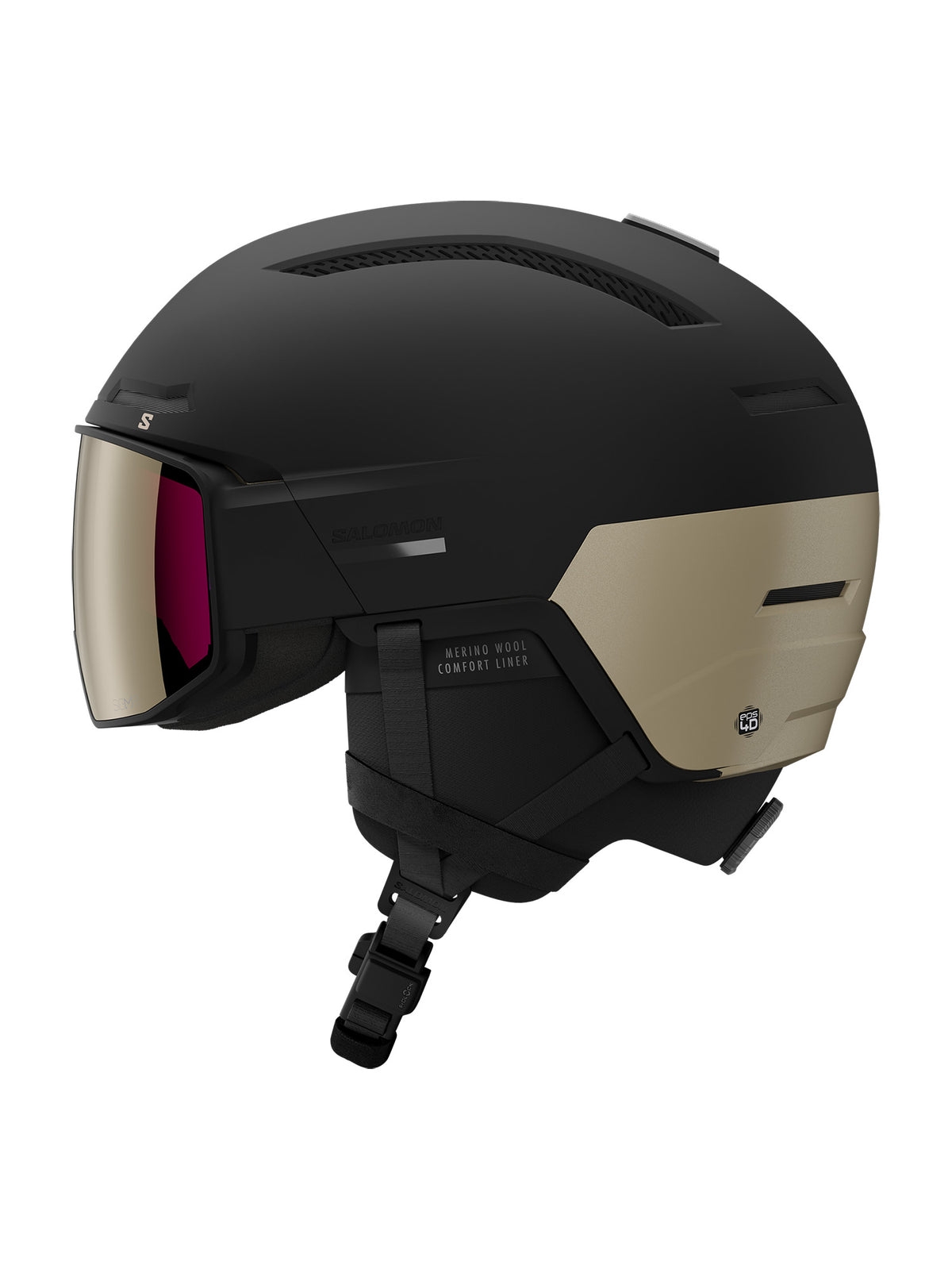 Salomon DRIVER PRIME SIGMA PLUS Unisex-Skihelm mit Visier schwarz Bild 3