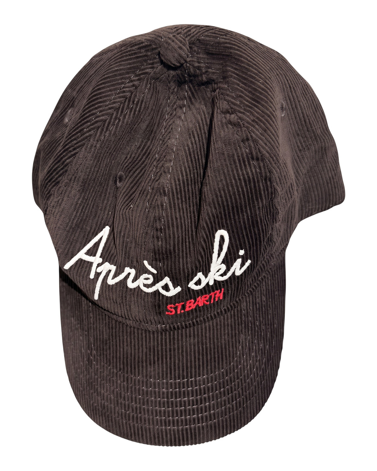 St. Barth Cord Herren-Baseballcap Après Ski dunkelbraun Bild 2