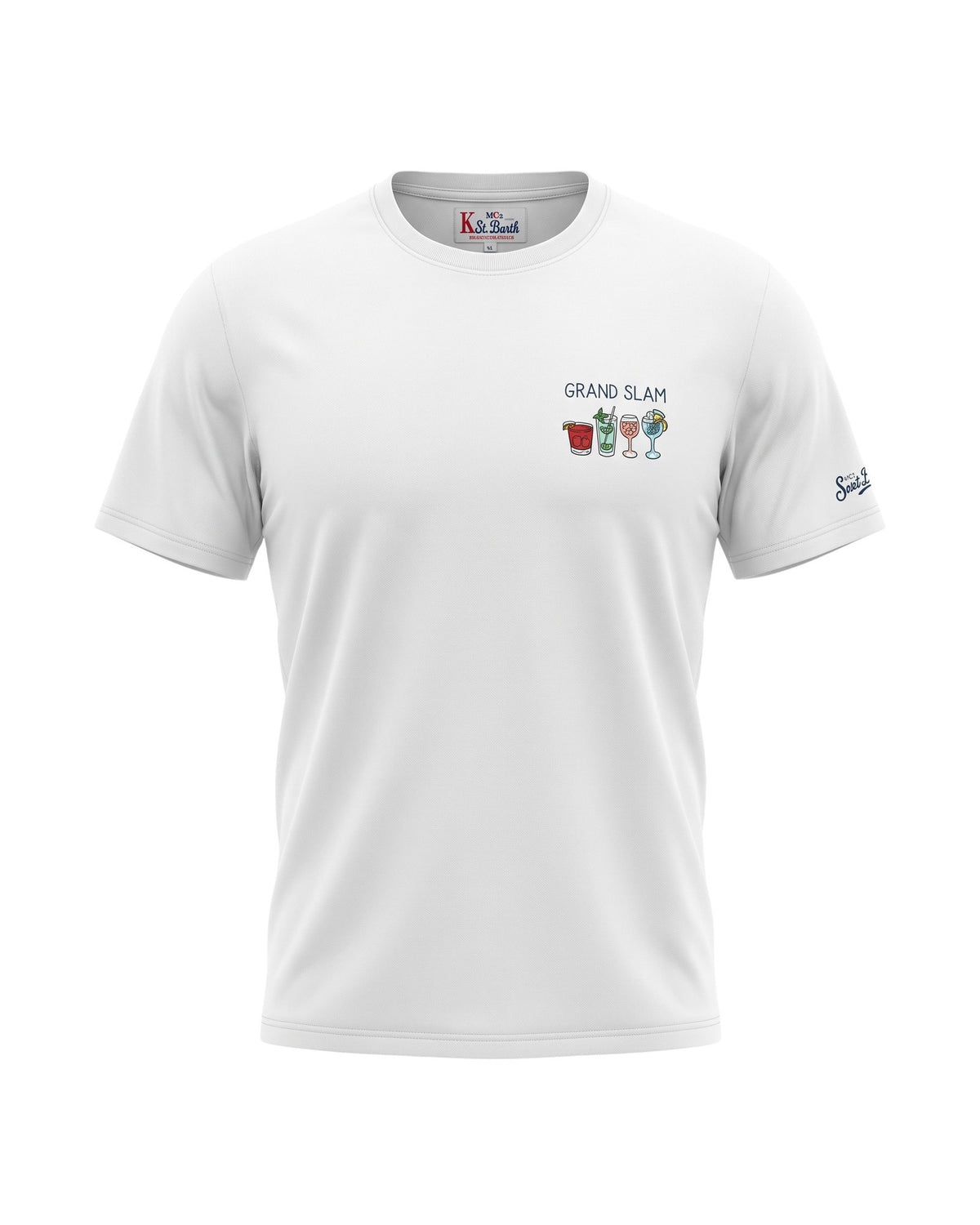 MC2 Saint Barth Arnott Herren T-Shirt Grand Slam Off-White Off-White Bild 2