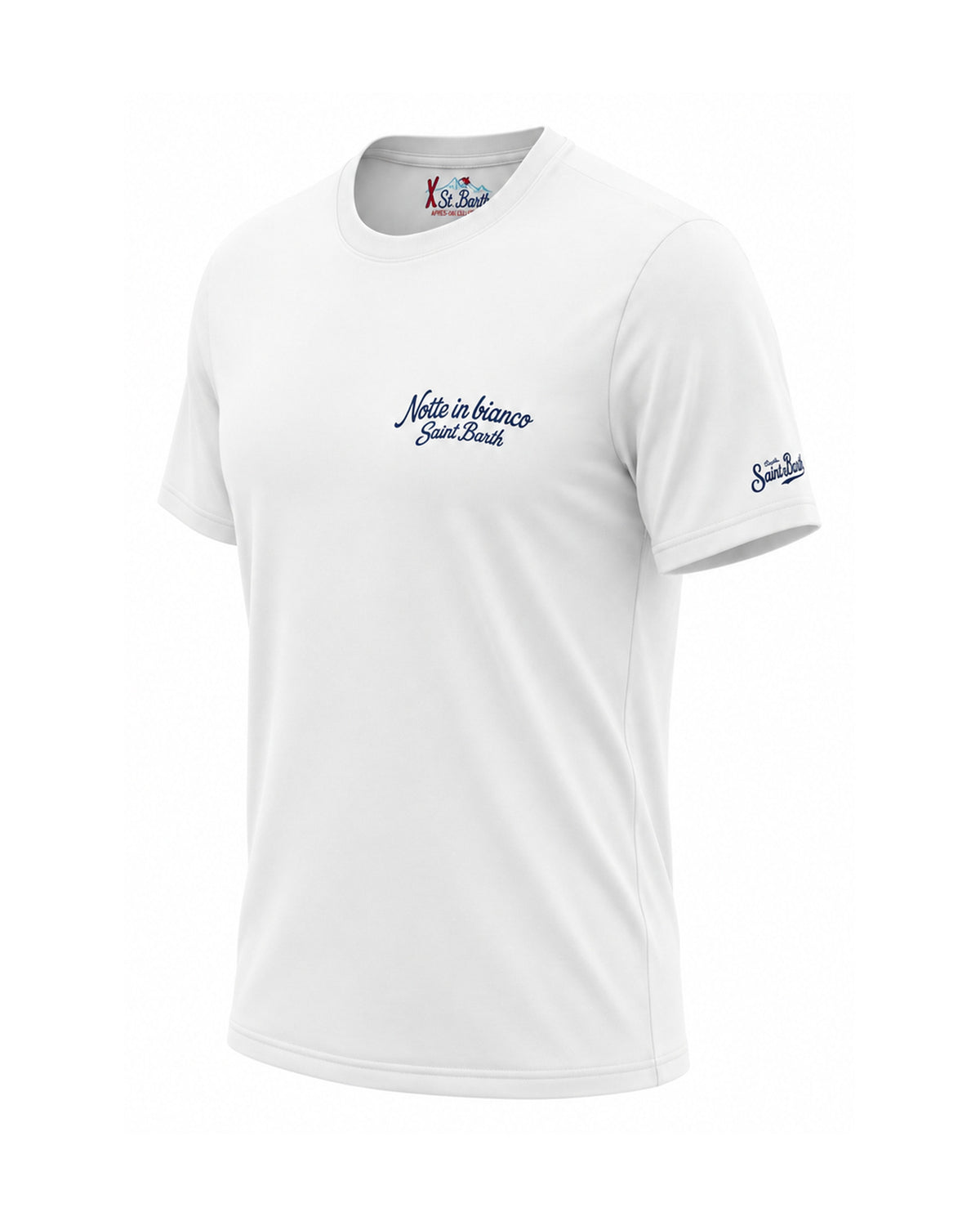 MC2 Saint Barth Arnott Warm Herren T-Shirt Notte Bianco Off-White Off-White Bild 1