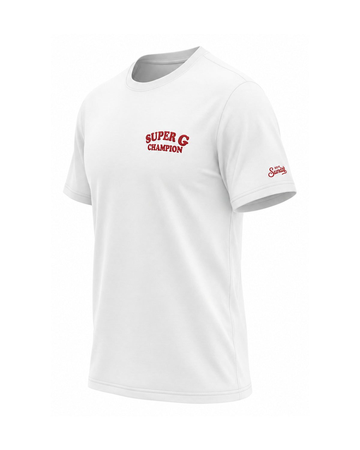 MC2 Saint Barth Arnott Warm Herren T-Shirt Super Champ Off-White Off-White Bild 1