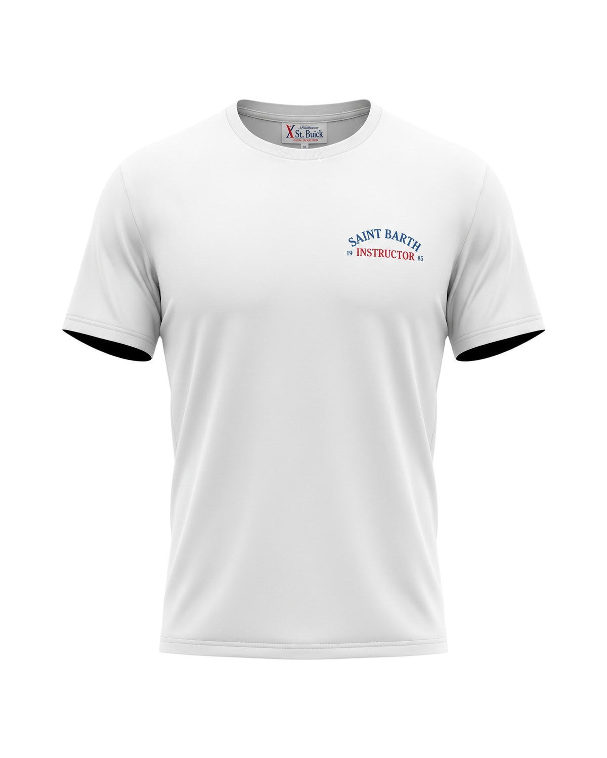 MC2 Saint Barth Delmar Herren Oversize T-Shirt St. Barth Instructor Off-White Off-White Bild 2