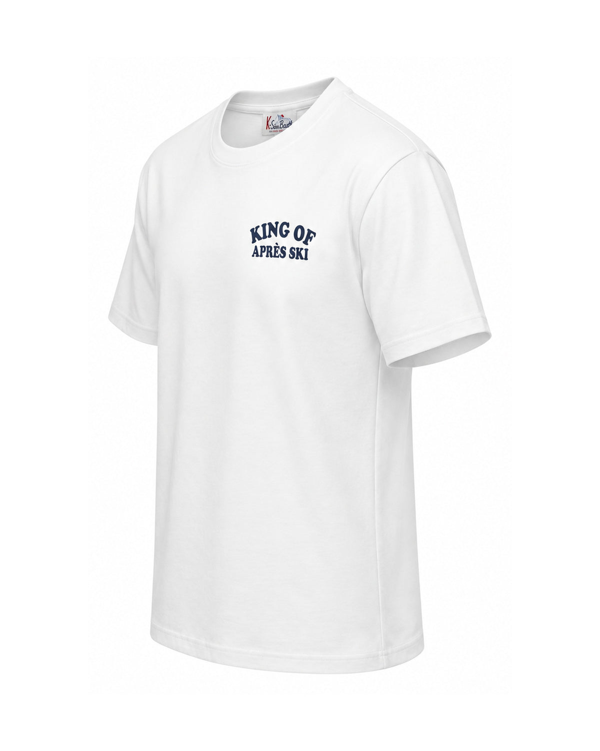 MC2 Saint Barth Delmar Herren Oversize T-Shirt Bear Après Ski Off-White Off-White Bild 1