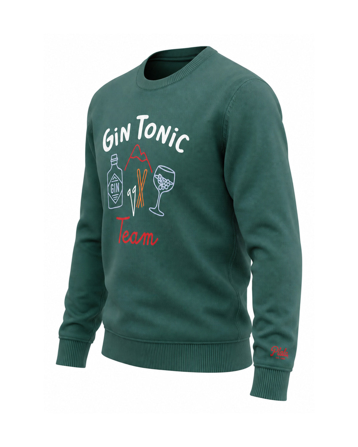 MC2 Saint Barth Heron Herren Strickpullover Gin Tonic Dunkelgrün Dunkelgrün Bild 2