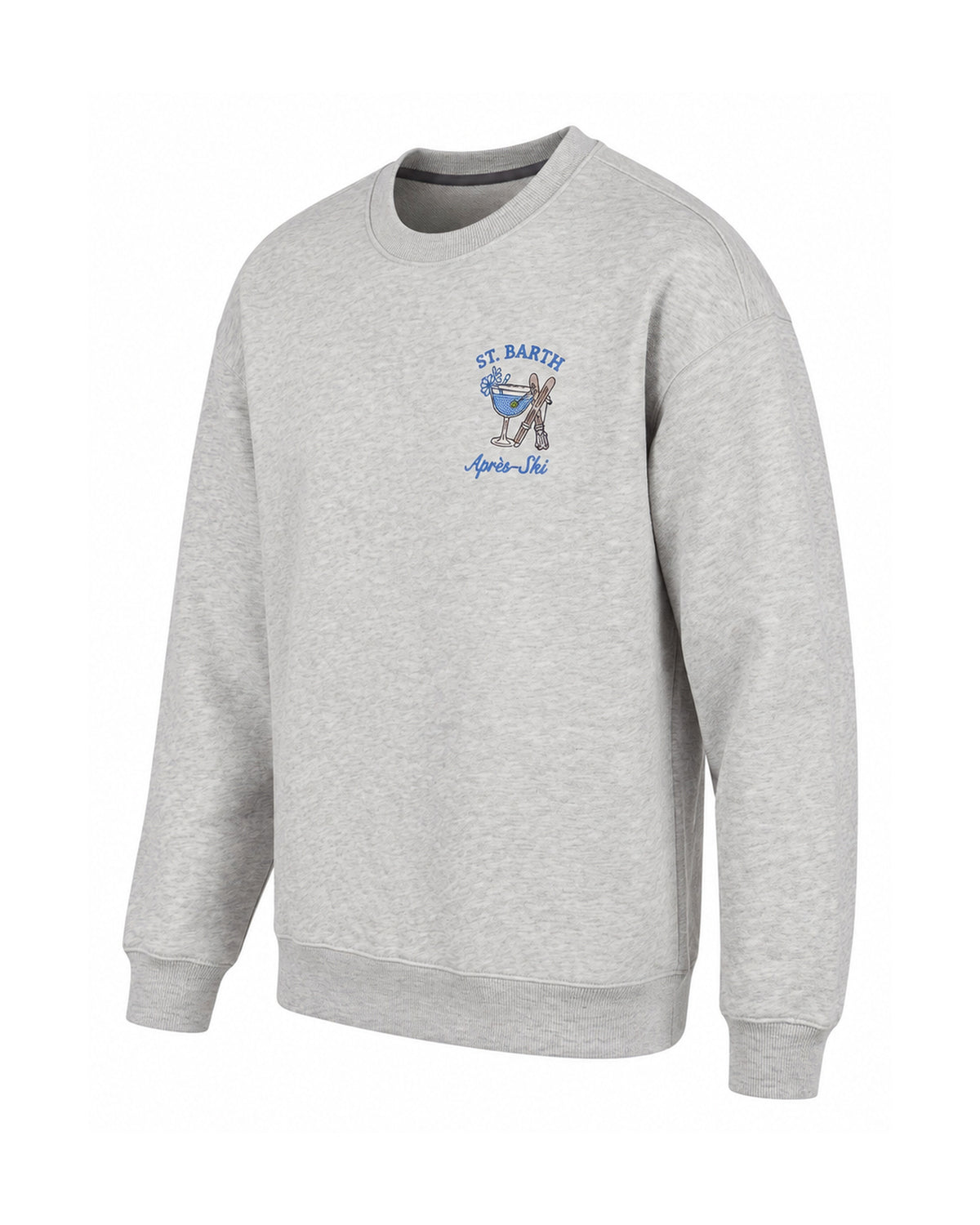 St. Barth Stardust Damen-Sweatshirt Après Ski hellgrau Bild 2