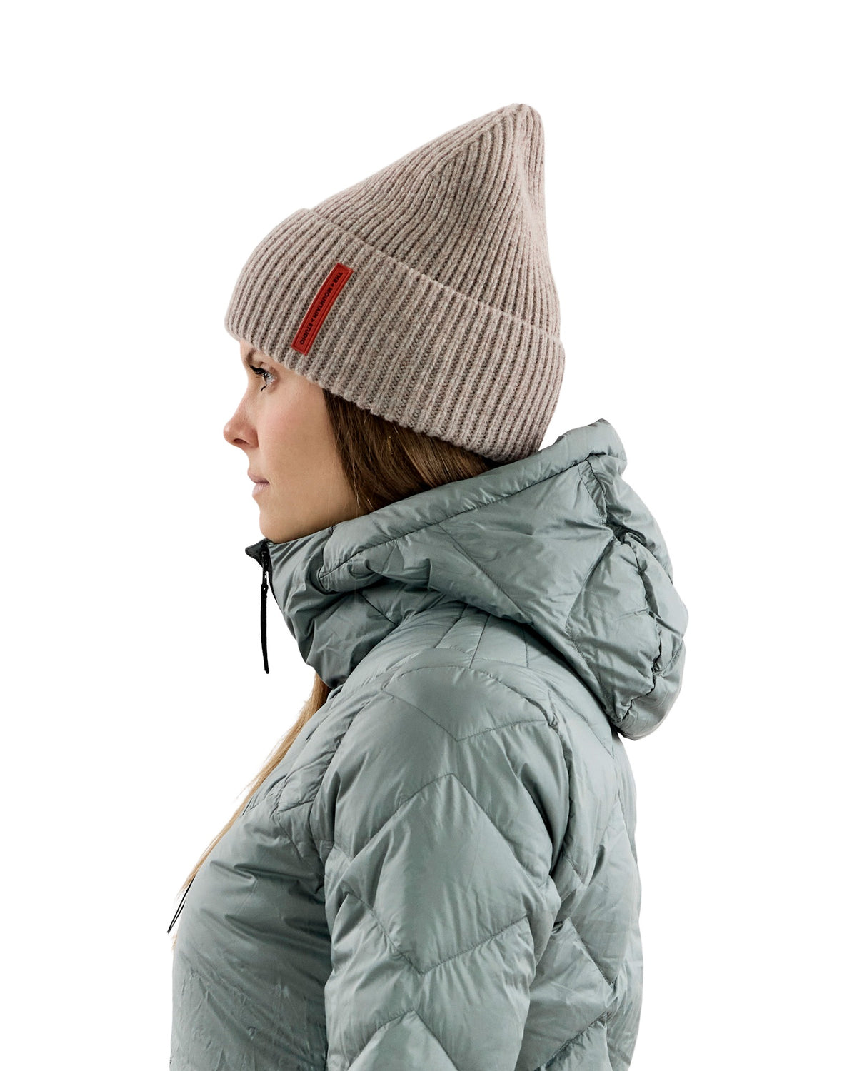 The Mountain Studio C-12 Are Unisex-Wollmütze – Almond Milk Off-White Bild 6