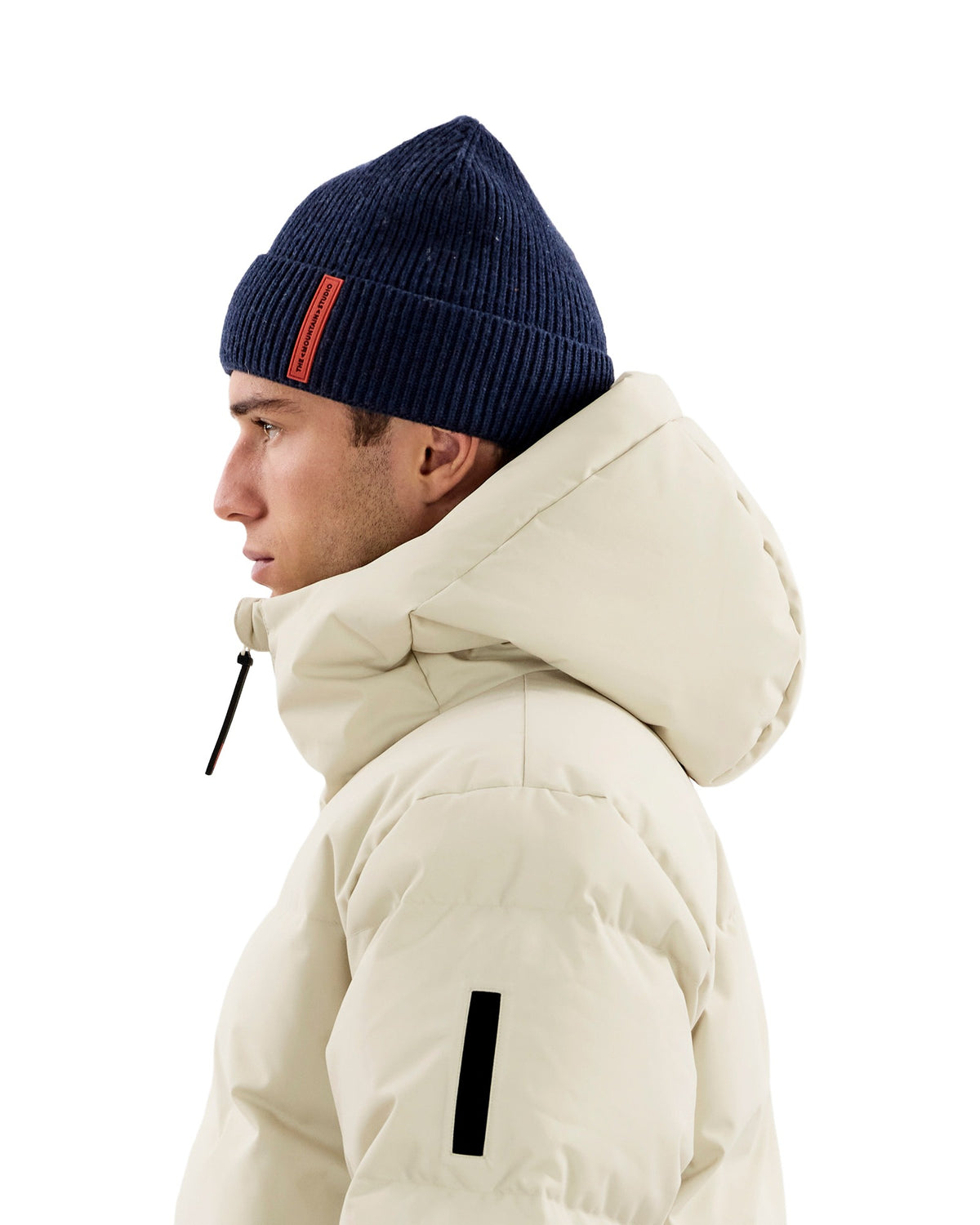The Mountain Studio C-12 Are Unisex-Wollmütze – Almond Milk Off-White Bild 16
