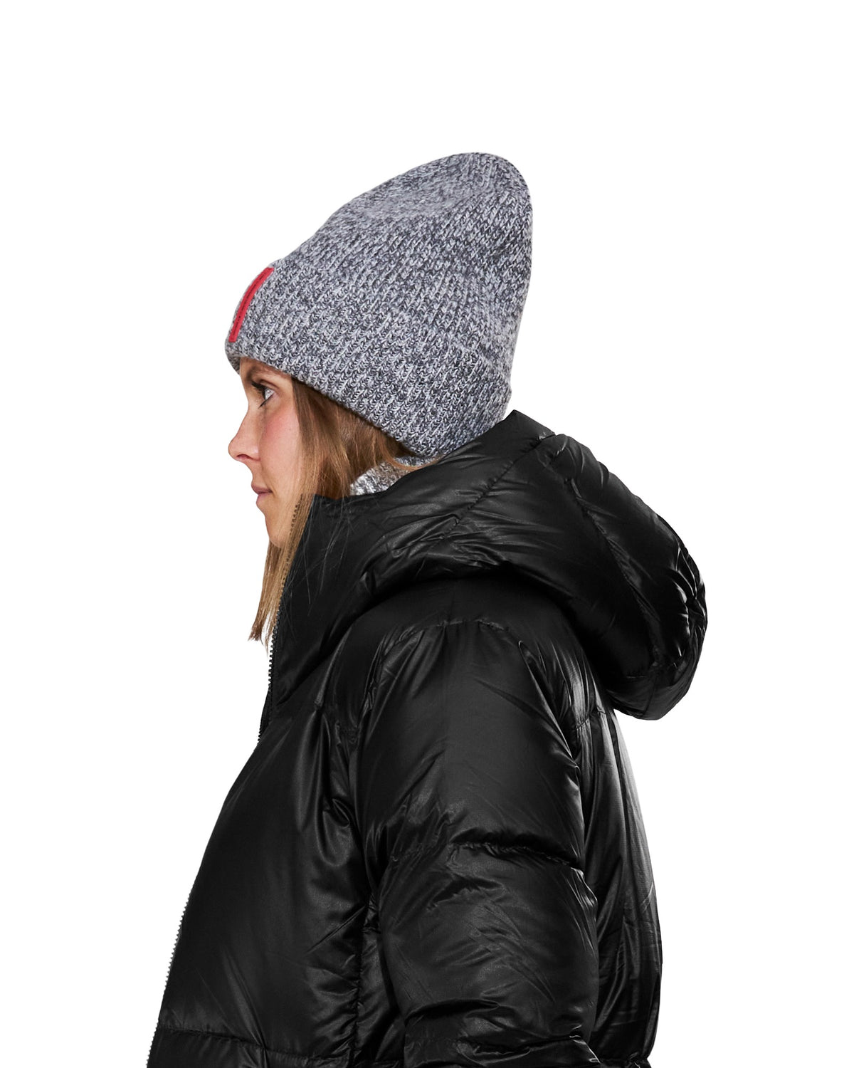 The Mountain Studio C-22 Unisex-Strickmütze – Grey Melange grau Bild 3