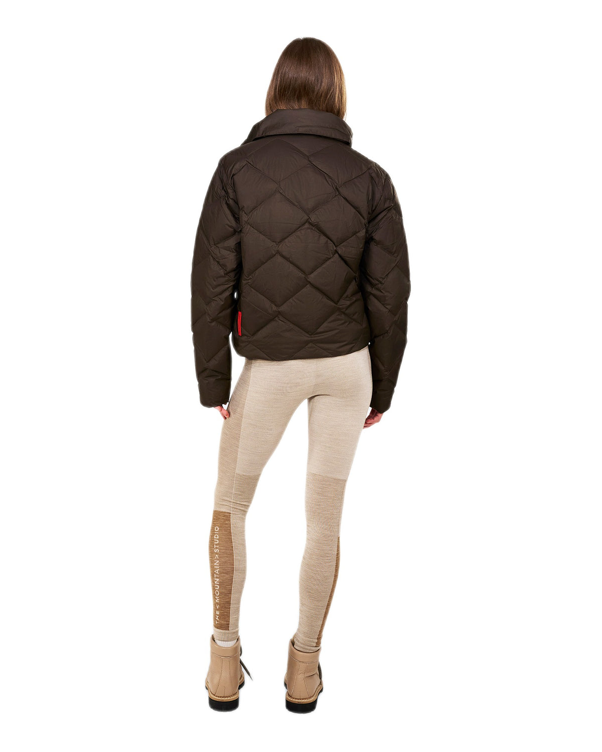 The Mountain Studio D-14 WUL Damen-Daunenjacke – Delicioso Brown braun Bild 2