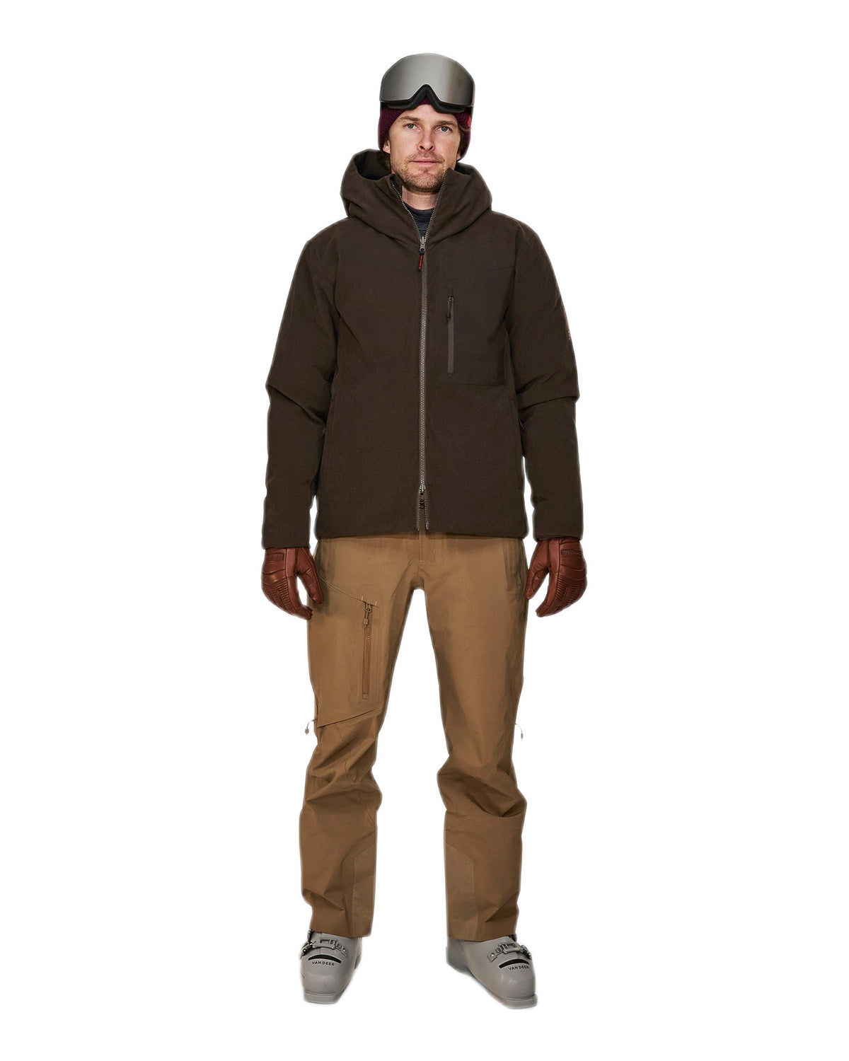 The Mountain Studio D-1 RC Herren-Daunenjacke – Delicioso Brown braun Bild 5