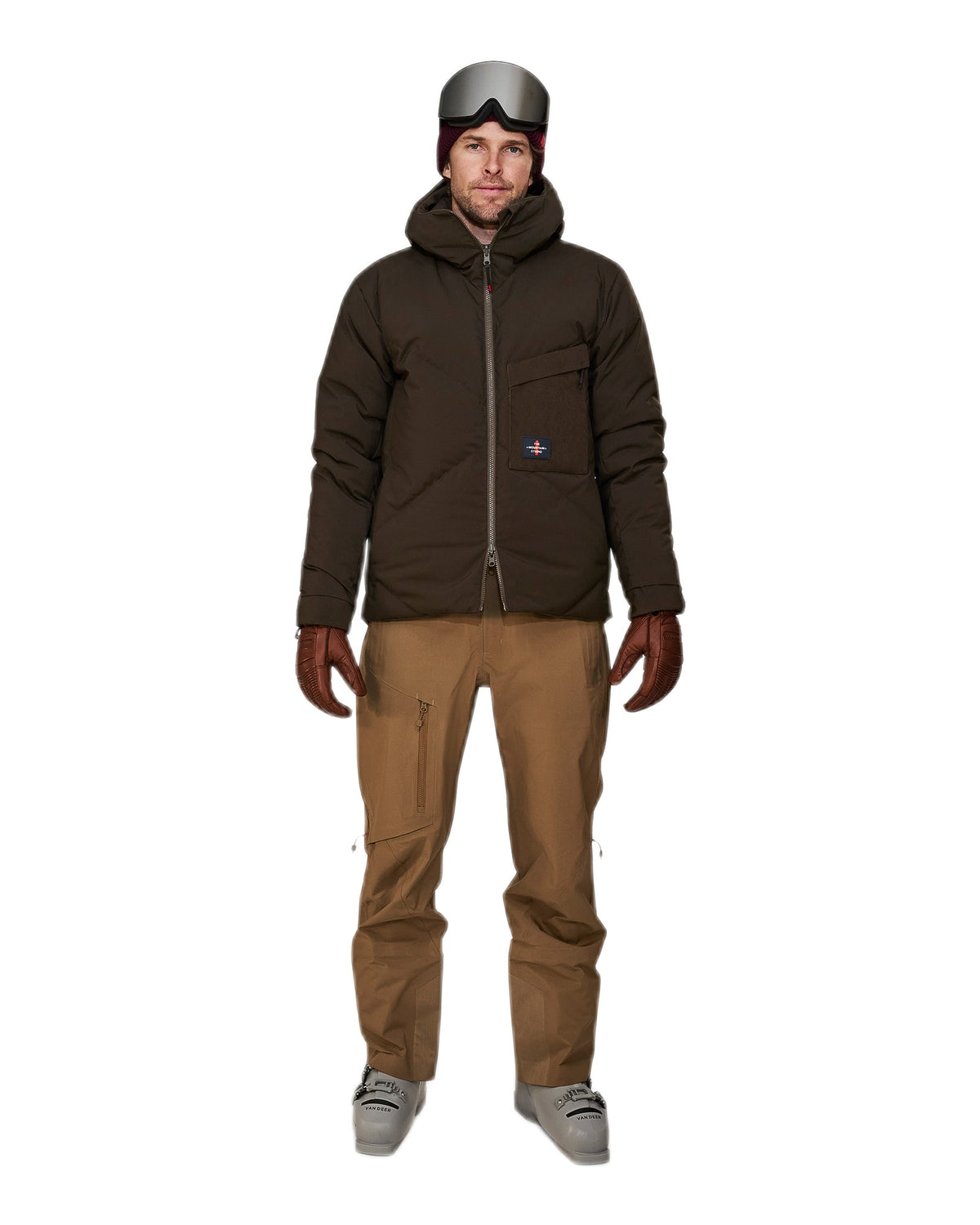 The Mountain Studio D-1 RC Herren-Daunenjacke – Delicioso Brown braun Bild 7