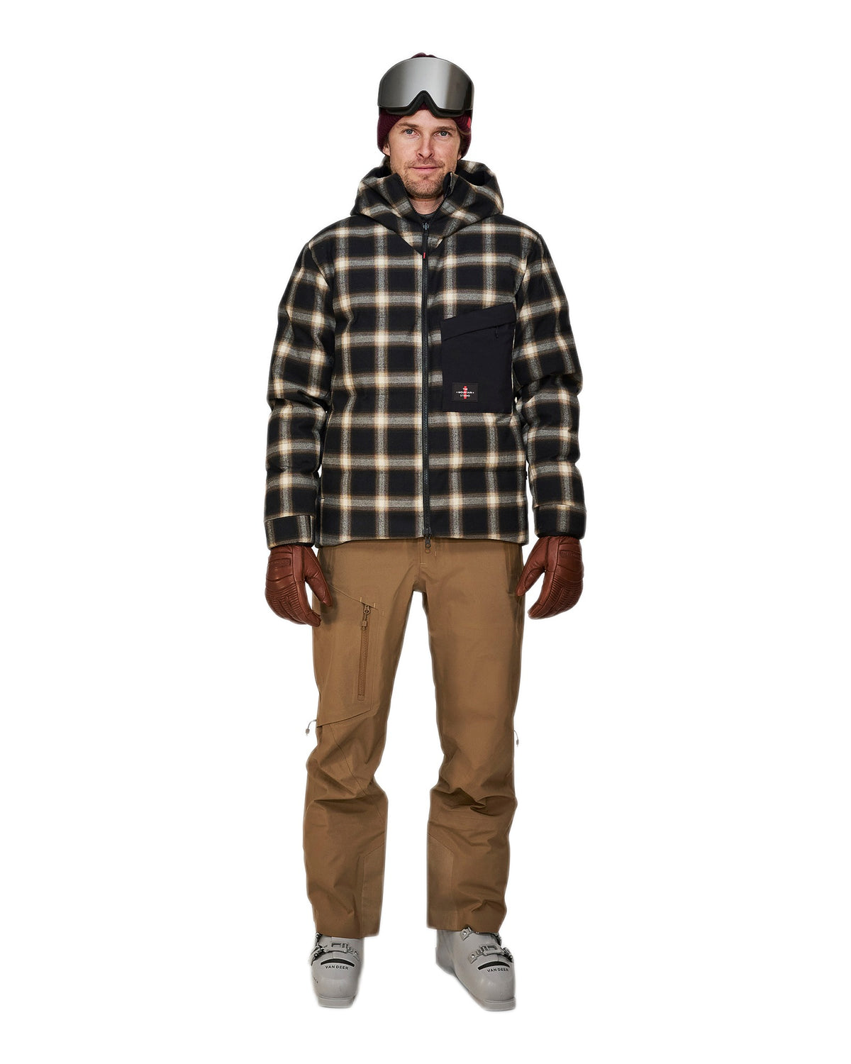 The Mountain Studio D-1 RCH Herren-Daunenjacke – Black Onyx - THE MOUNTAIN STUDIO - MEINFREUDENHAUS