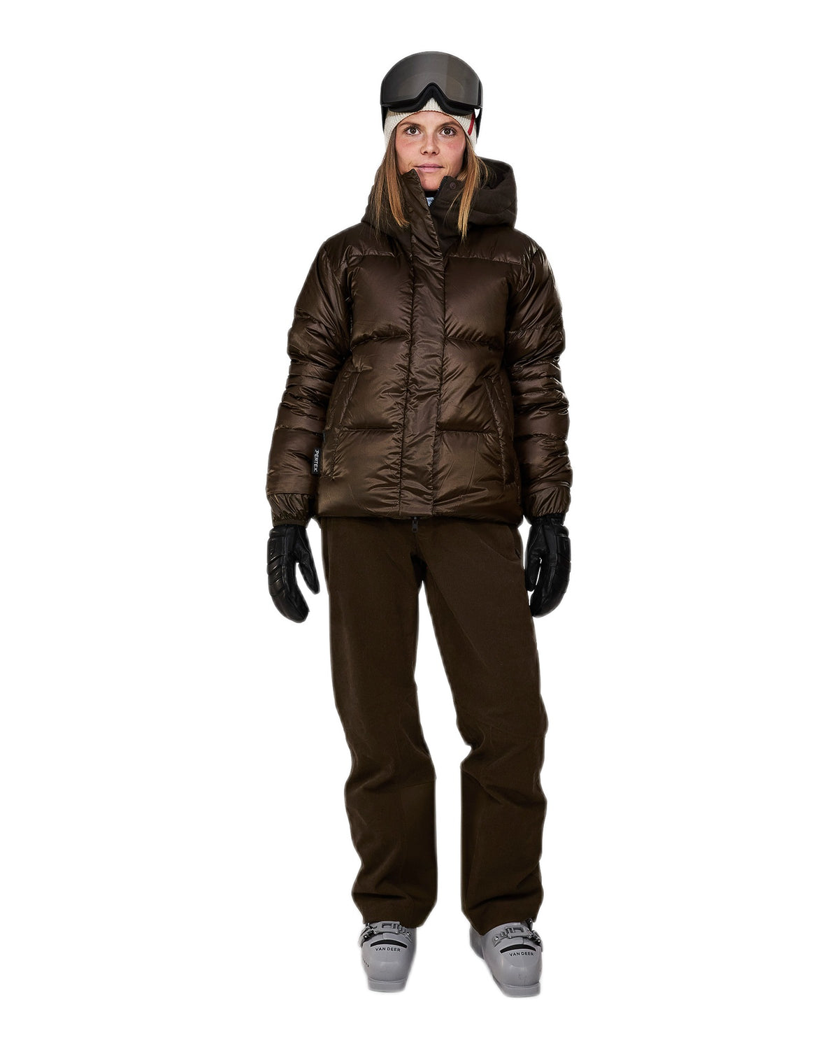The Mountain Studio D-5 WC Damen-Daunenjacke – Delicioso Brown - THE MOUNTAIN STUDIO - MEINFREUDENHAUS