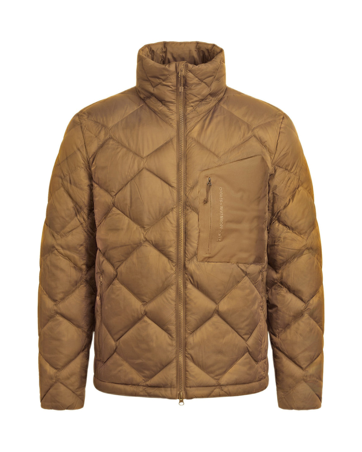 The Mountain Studio D-7 UL Herren-Daunenjacke – Almond Milk Off-White Bild 7