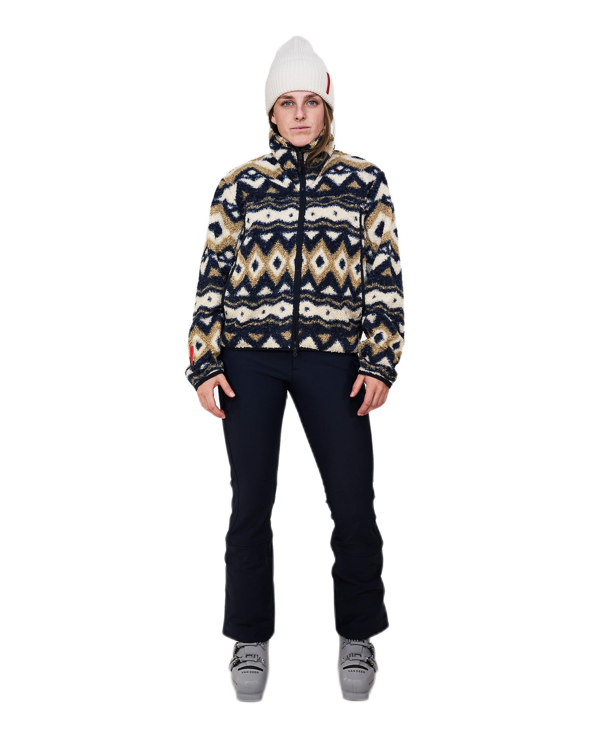 The Mountain Studio E-9 W Damen-Fleecejacke – Kelp - THE MOUNTAIN STUDIO - MEINFREUDENHAUS