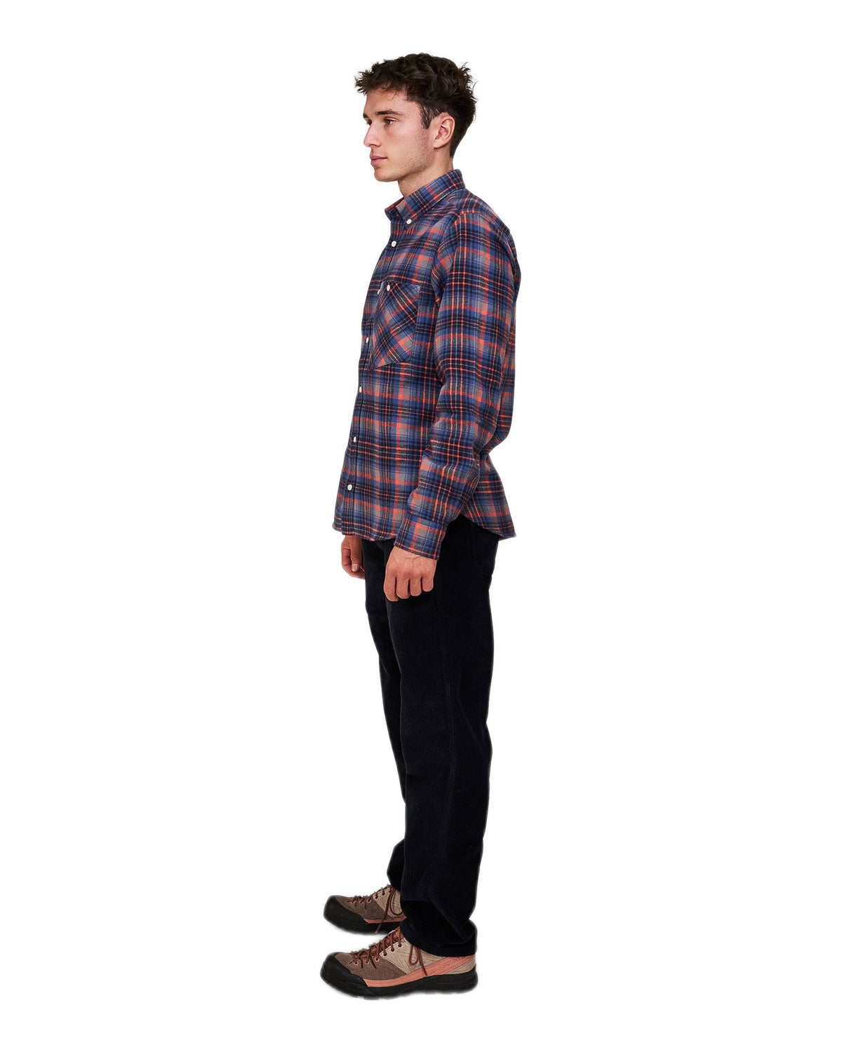 The Mountain Studio G-10 Herren-Flanellhemd – Fudge-Otter weinrot Bild 8