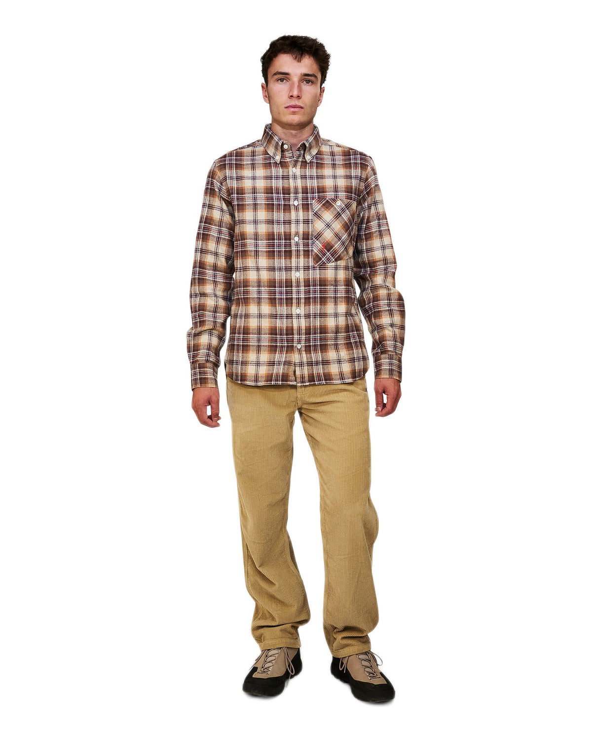 The Mountain Studio G-10 Herren-Flanellhemd – Fudge-Otter weinrot Bild 1