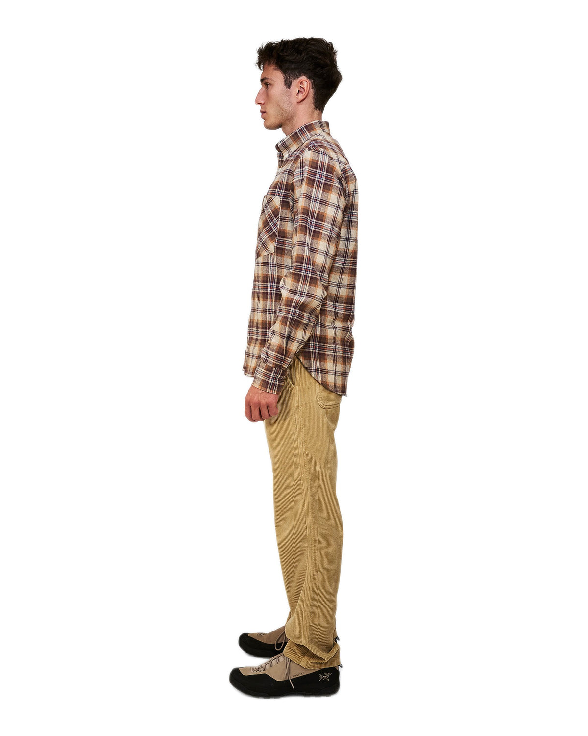 The Mountain Studio G-10 Herren-Flanellhemd – Fudge-Otter weinrot Bild 3