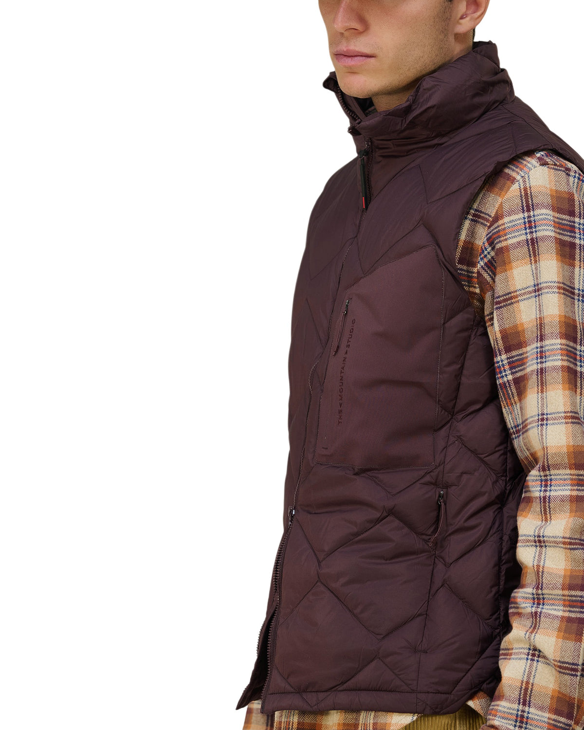The Mountain Studio G-10 Herren-Flanellhemd – Fudge-Otter weinrot Bild 4