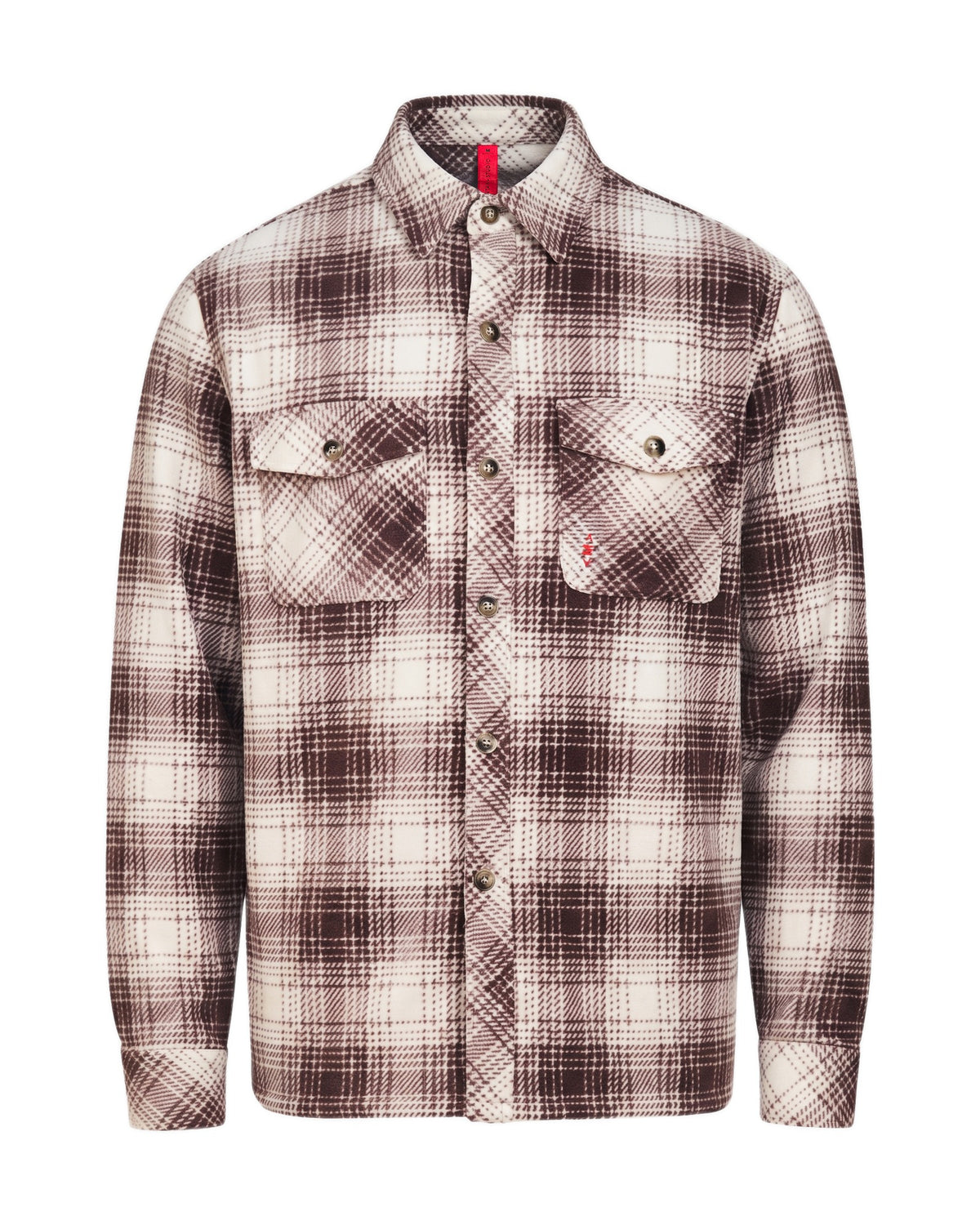 The Mountain Studio G-12 Herren-Fleecehemd – Fudge-Almond Milk hellbraun Bild 1