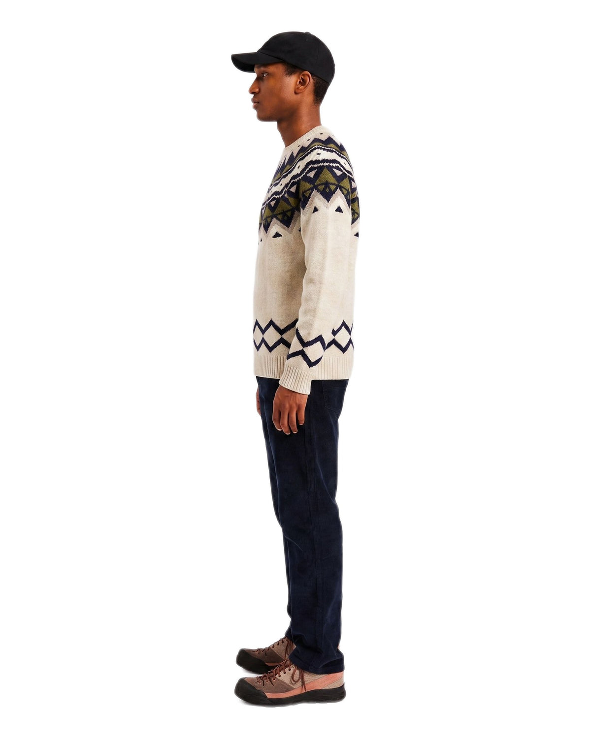 The Mountain Studio K-19 Herrenpullover – Almond Milk Off-White Bild 4