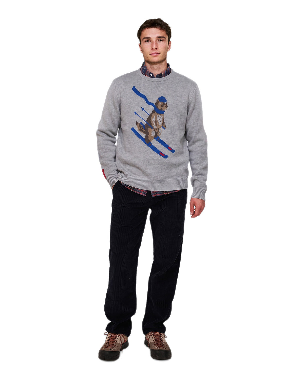 The Mountain Studio K-3 M Marmotte Damenpullover – Grey Melange - THE MOUNTAIN STUDIO - MEINFREUDENHAUS