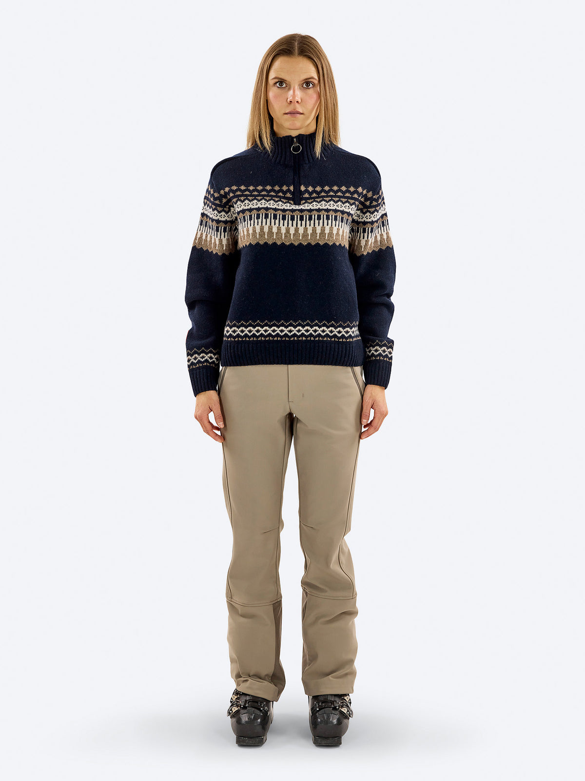 The Mountain Studio K-7 Sweater Damen beige beige Bild 10