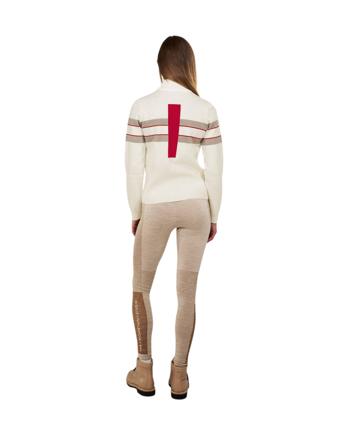 The Mountain Studio K-8 W Damenpullover Off-White Bild 2
