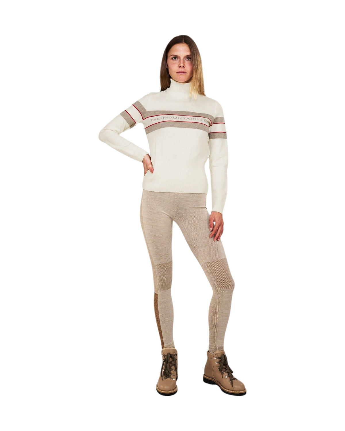 The Mountain Studio K-8 W Damenpullover Off-White Bild 3