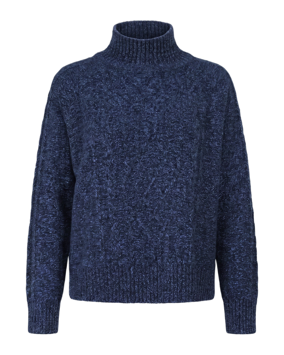 The Mountain Studio K-9 W Damen-Rollkragenpullover – Bellweather Blue - THE MOUNTAIN STUDIO - MEINFREUDENHAUS